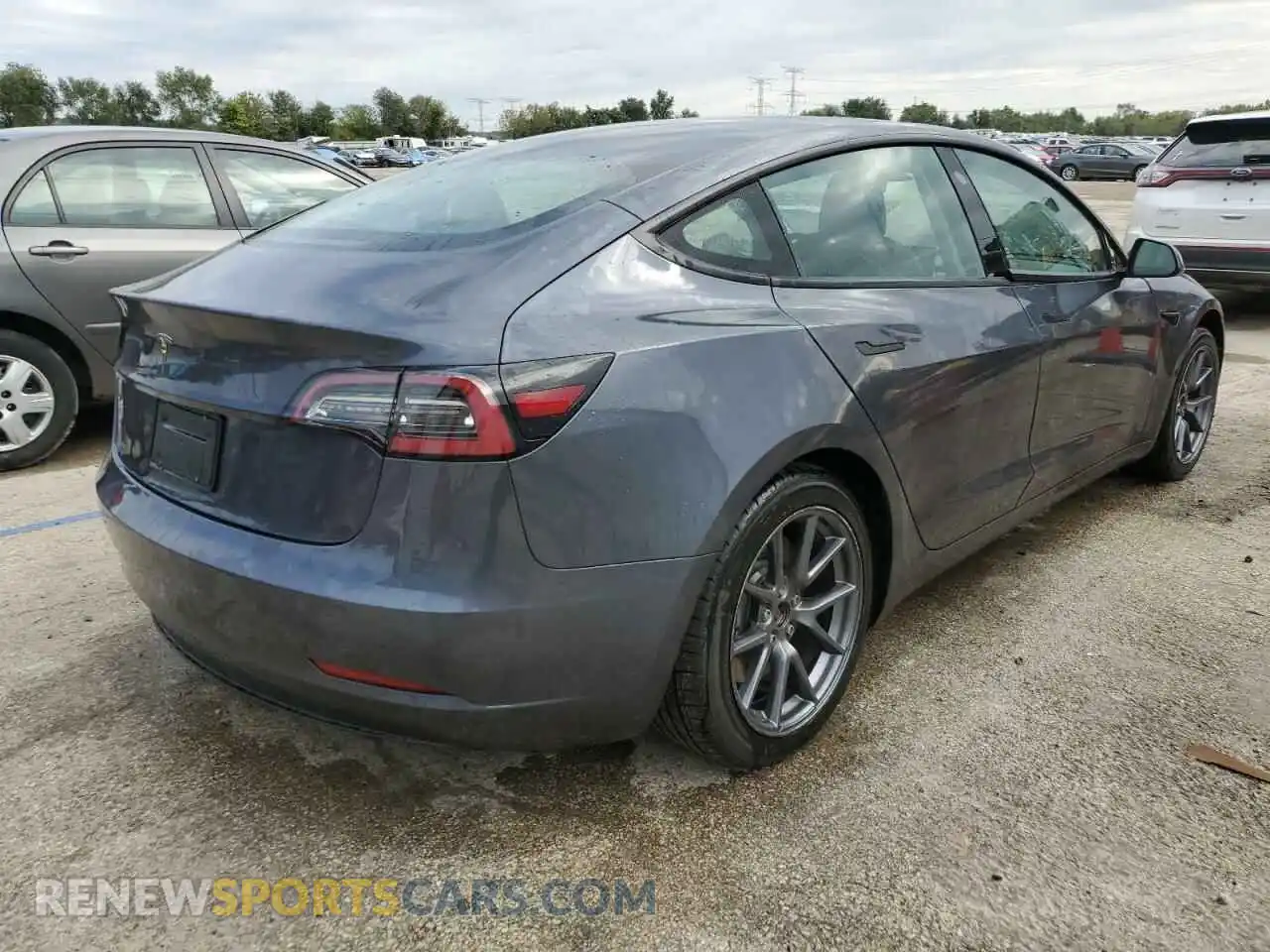 3 Photograph of a damaged car 5YJ3E1EA2MF854095 TESLA MODEL 3 2021