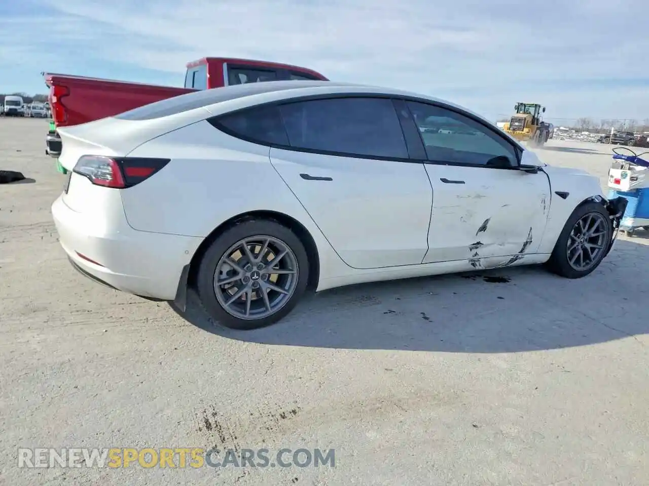 3 Photograph of a damaged car 5YJ3E1EA2MF854341 TESLA MODEL 3 2021