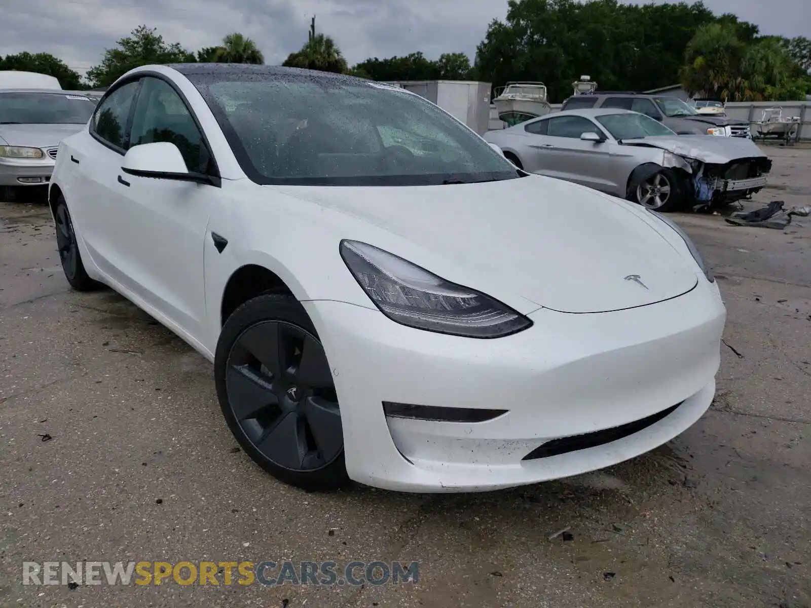 1 fotografías del automóvil dañado 5YJ3E1EA2MF854999 TESLA MODEL 3 2021