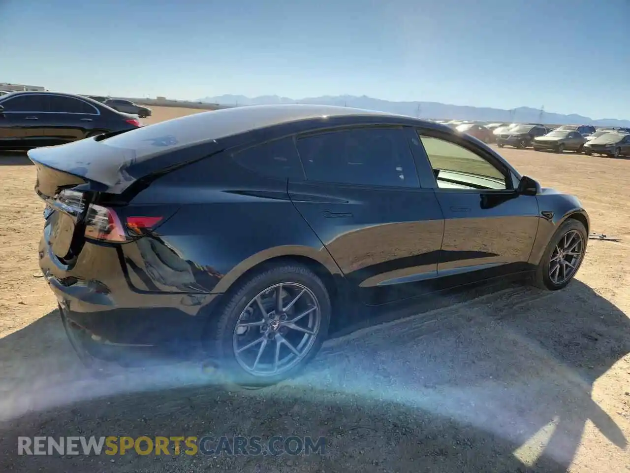 3 Photograph of a damaged car 5YJ3E1EA2MF858647 TESLA MODEL 3 2021