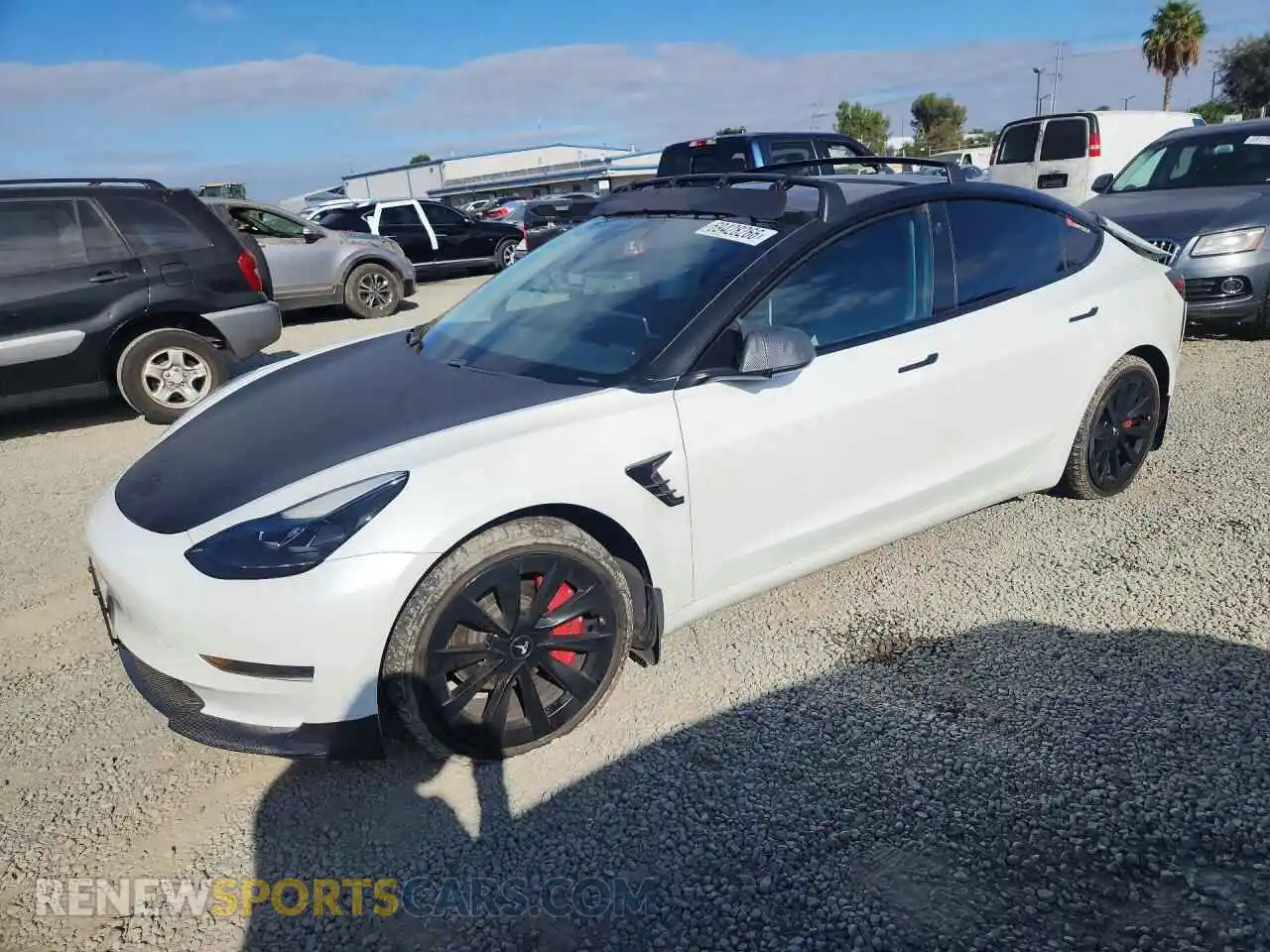 1 fotografías del automóvil dañado 5YJ3E1EA2MF872080 TESLA MODEL 3 2021