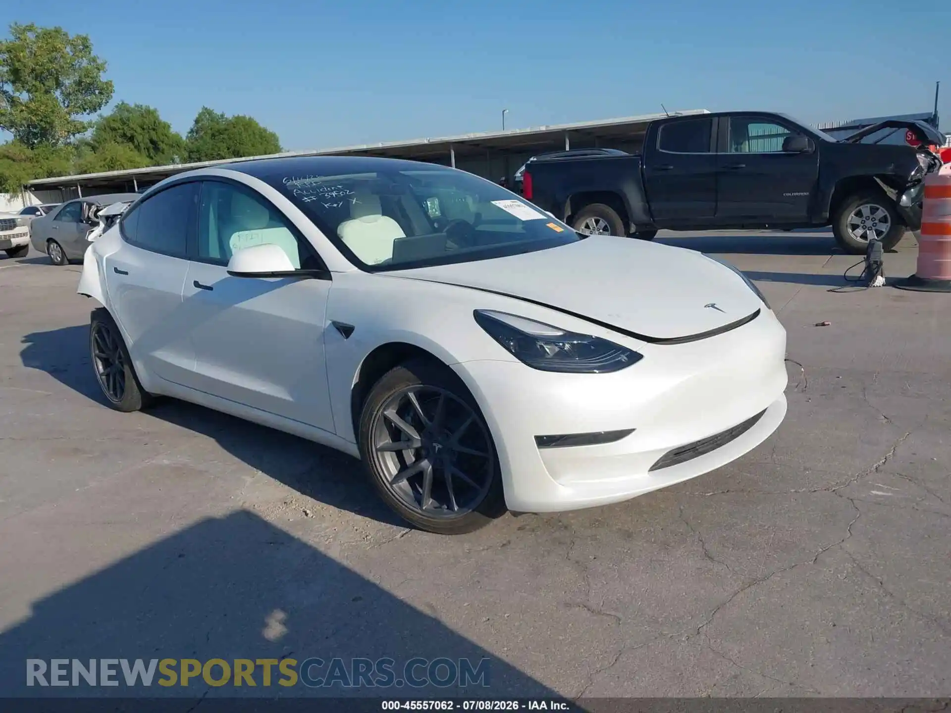 1 fotografías del automóvil dañado 5YJ3E1EA2MF917325 TESLA MODEL 3 2021