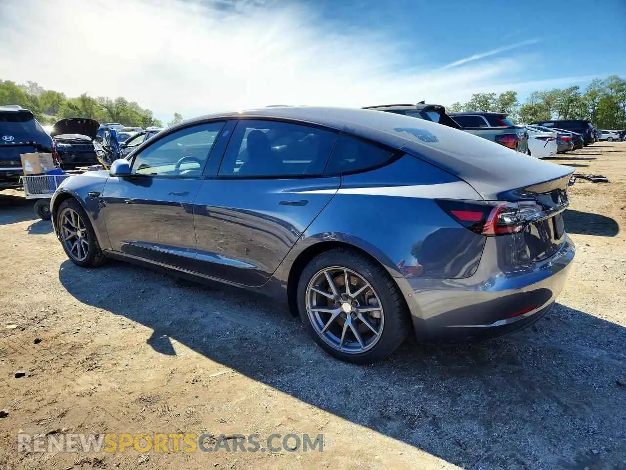 2 Фотография поврежденного автомобиля 5YJ3E1EA2MF923271 TESLA MODEL 3 2021