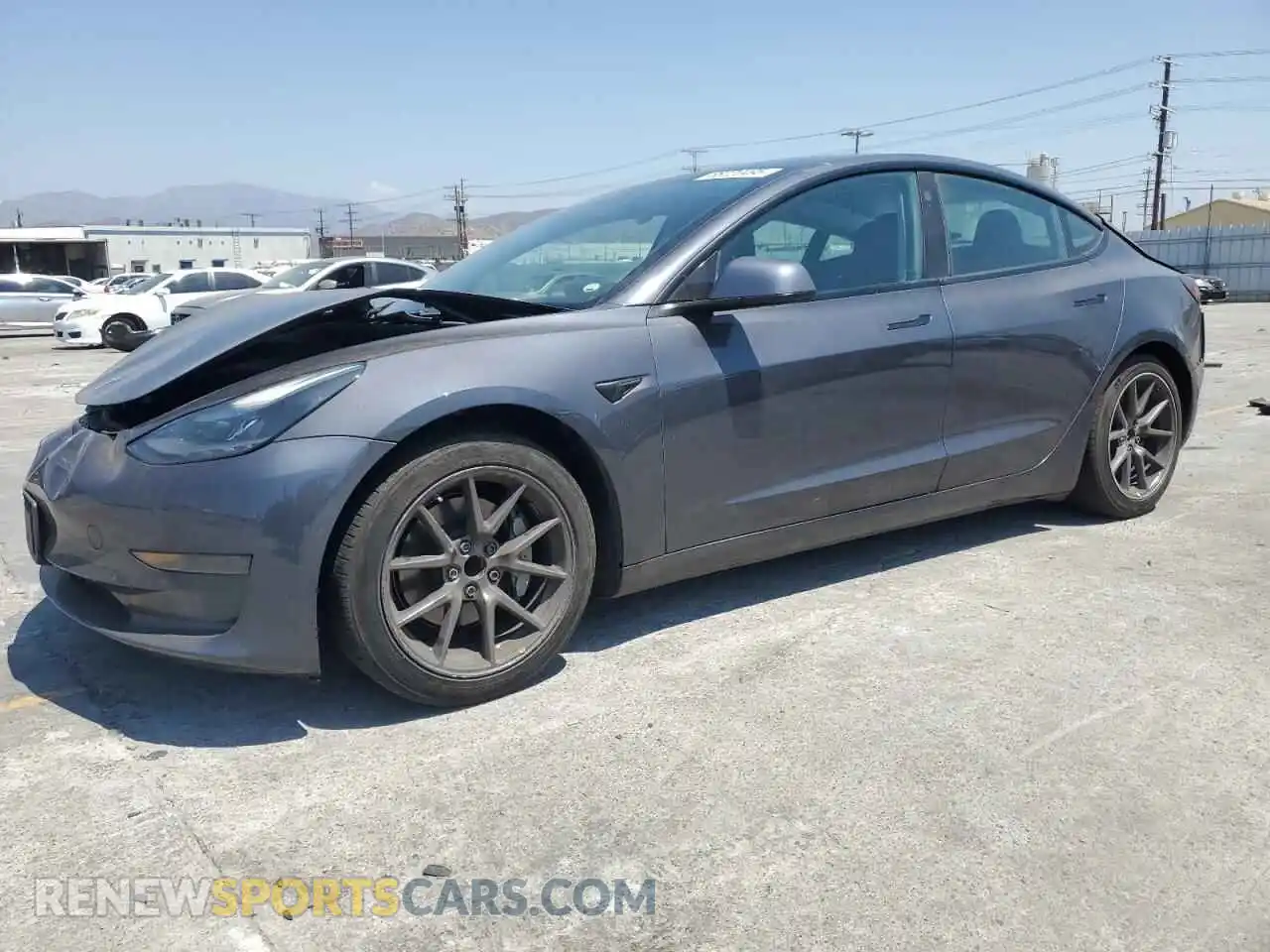 1 Фотография поврежденного автомобиля 5YJ3E1EA2MF941298 TESLA MODEL 3 2021