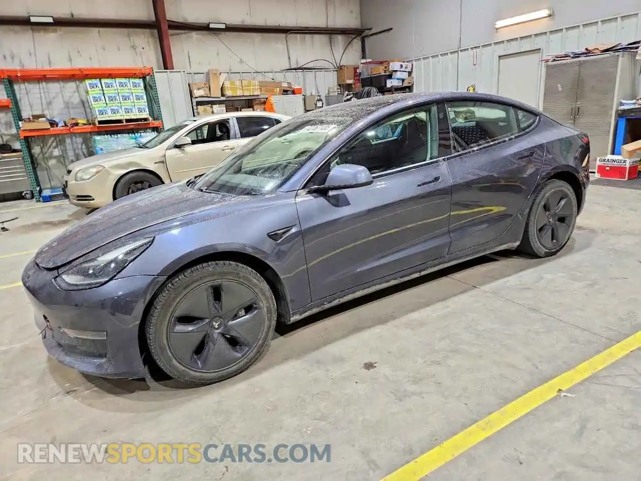 1 Photograph of a damaged car 5YJ3E1EA2MF961311 TESLA MODEL 3 2021
