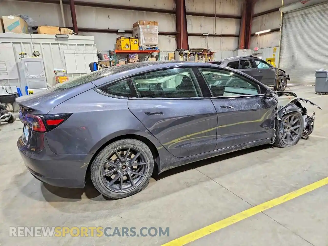 3 Photograph of a damaged car 5YJ3E1EA2MF961311 TESLA MODEL 3 2021