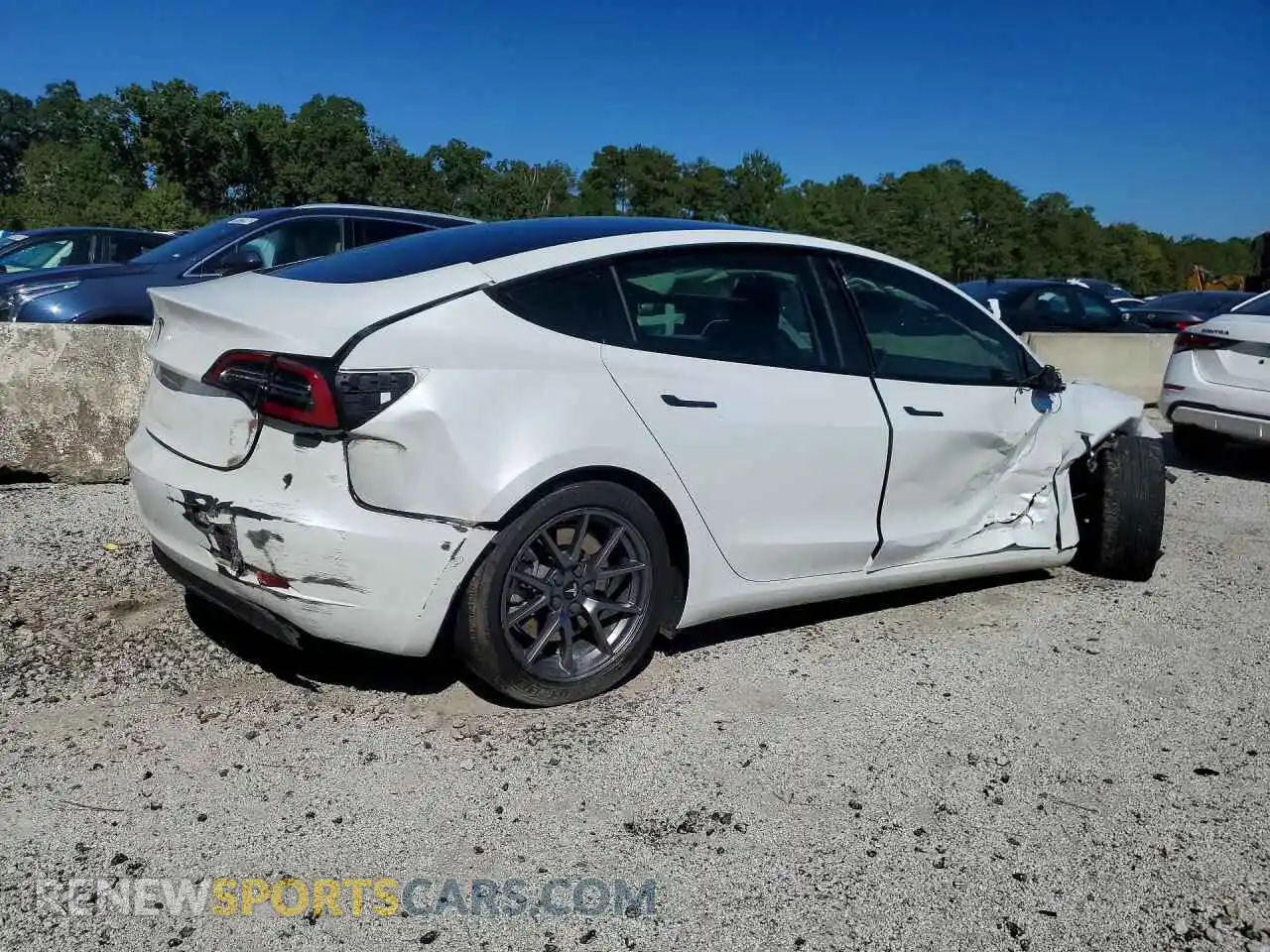 3 Фотография поврежденного автомобиля 5YJ3E1EA2MF986497 TESLA MODEL 3 2021