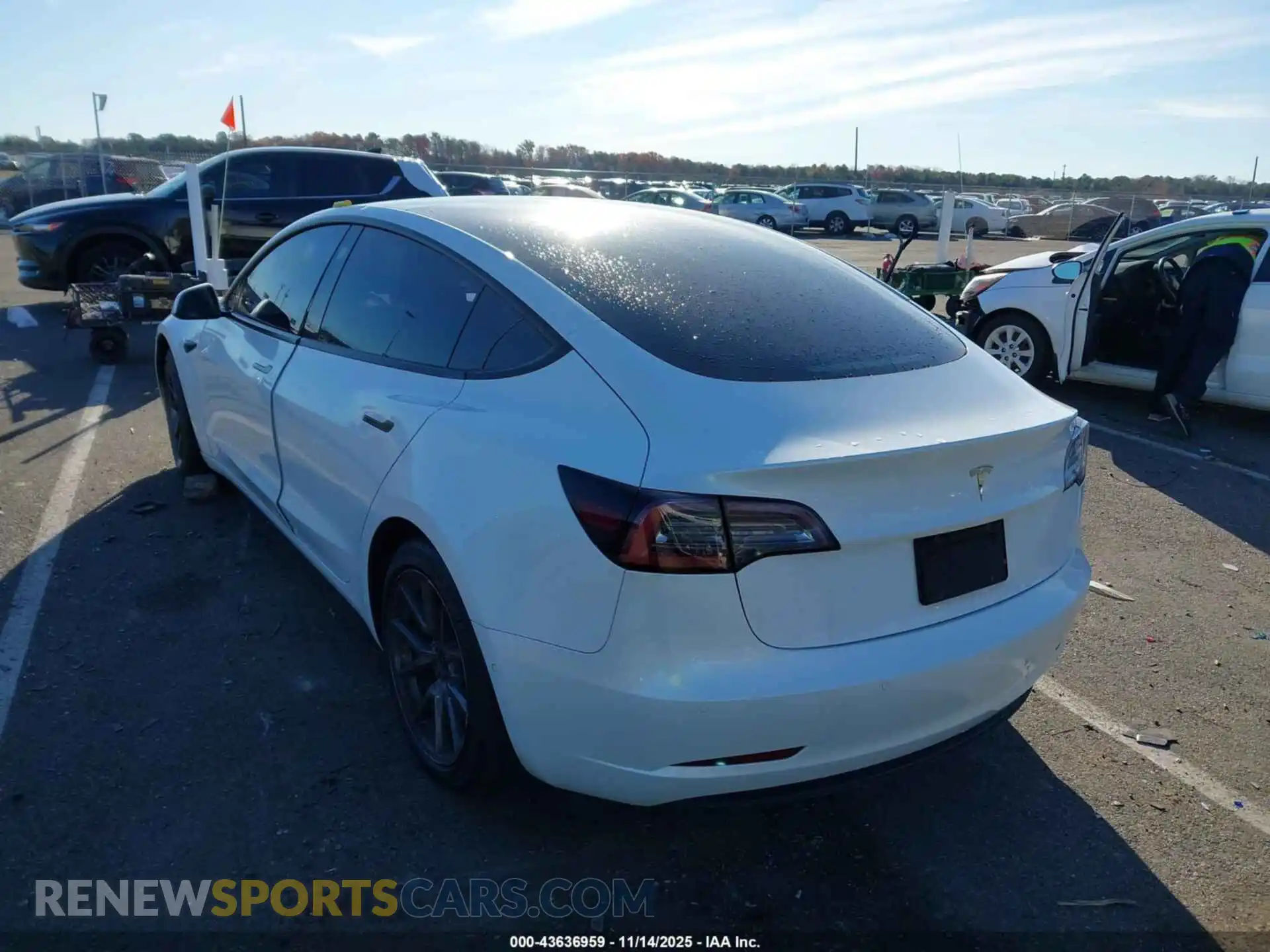 3 Photograph of a damaged car 5YJ3E1EA2MF987066 TESLA MODEL 3 2021
