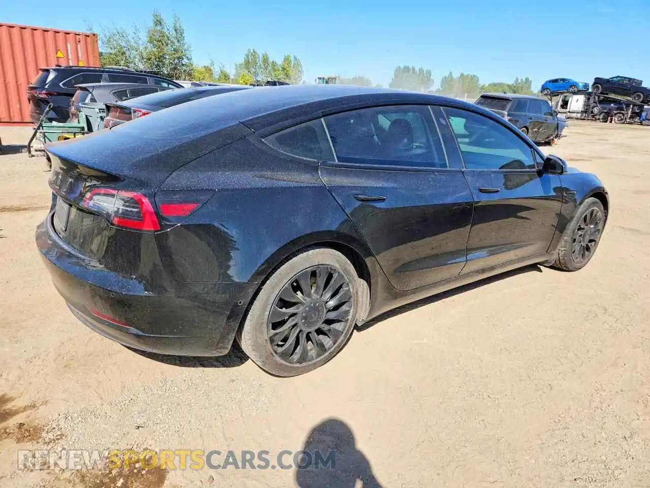 3 Photograph of a damaged car 5YJ3E1EA3MF016951 TESLA MODEL 3 2021