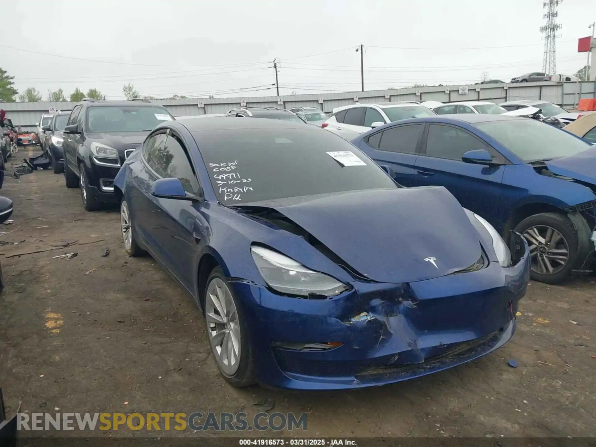 1 fotografías del automóvil dañado 5YJ3E1EA3MF018246 TESLA MODEL 3 2021