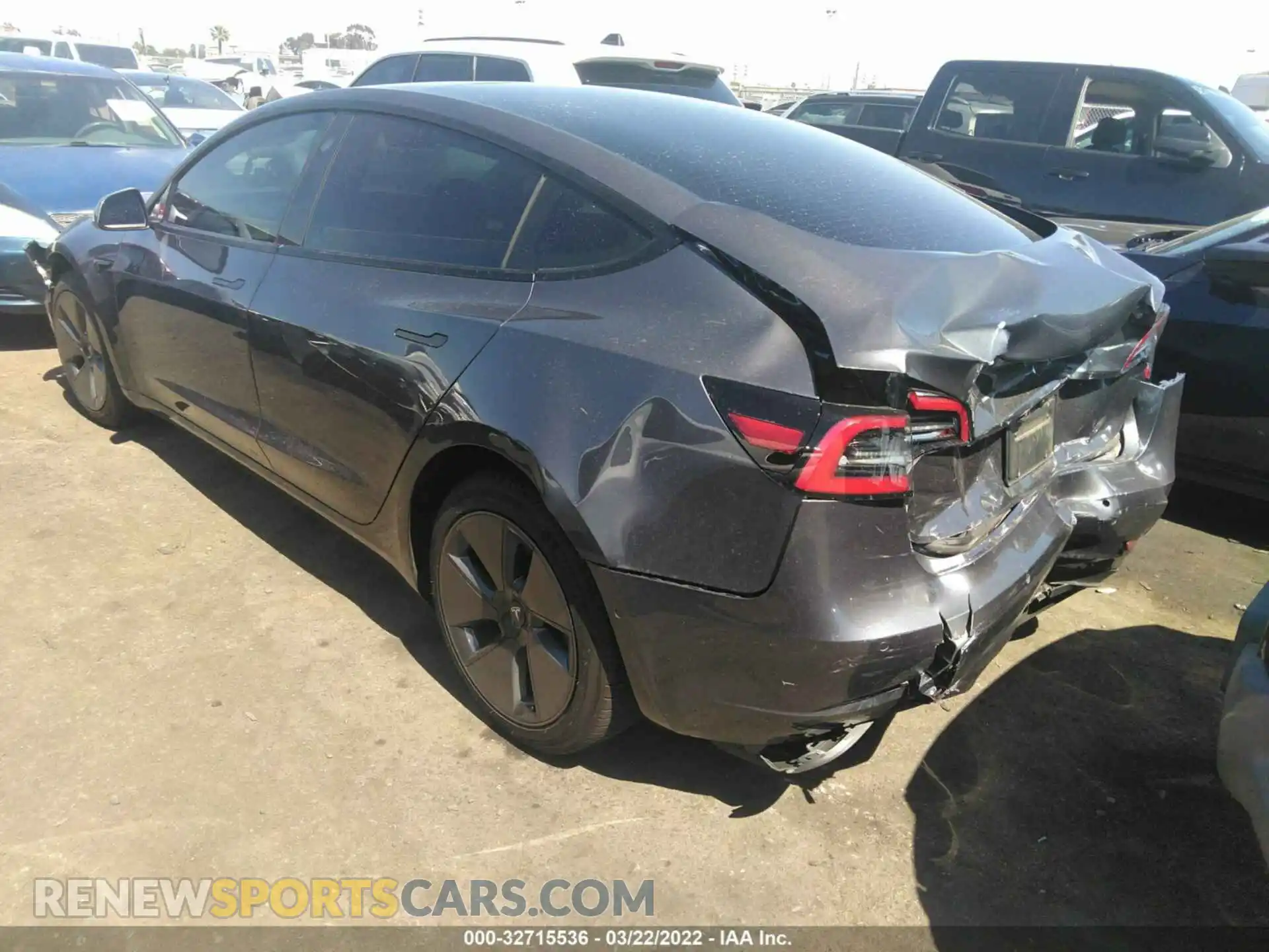 3 Photograph of a damaged car 5YJ3E1EA3MF026783 TESLA MODEL 3 2021