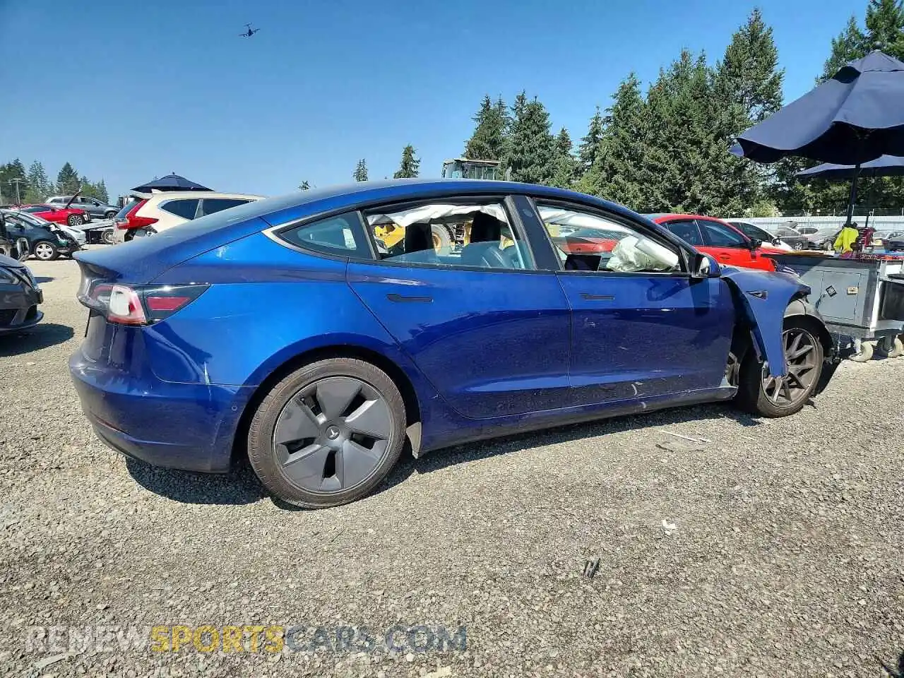 3 Photograph of a damaged car 5YJ3E1EA3MF028971 TESLA MODEL 3 2021