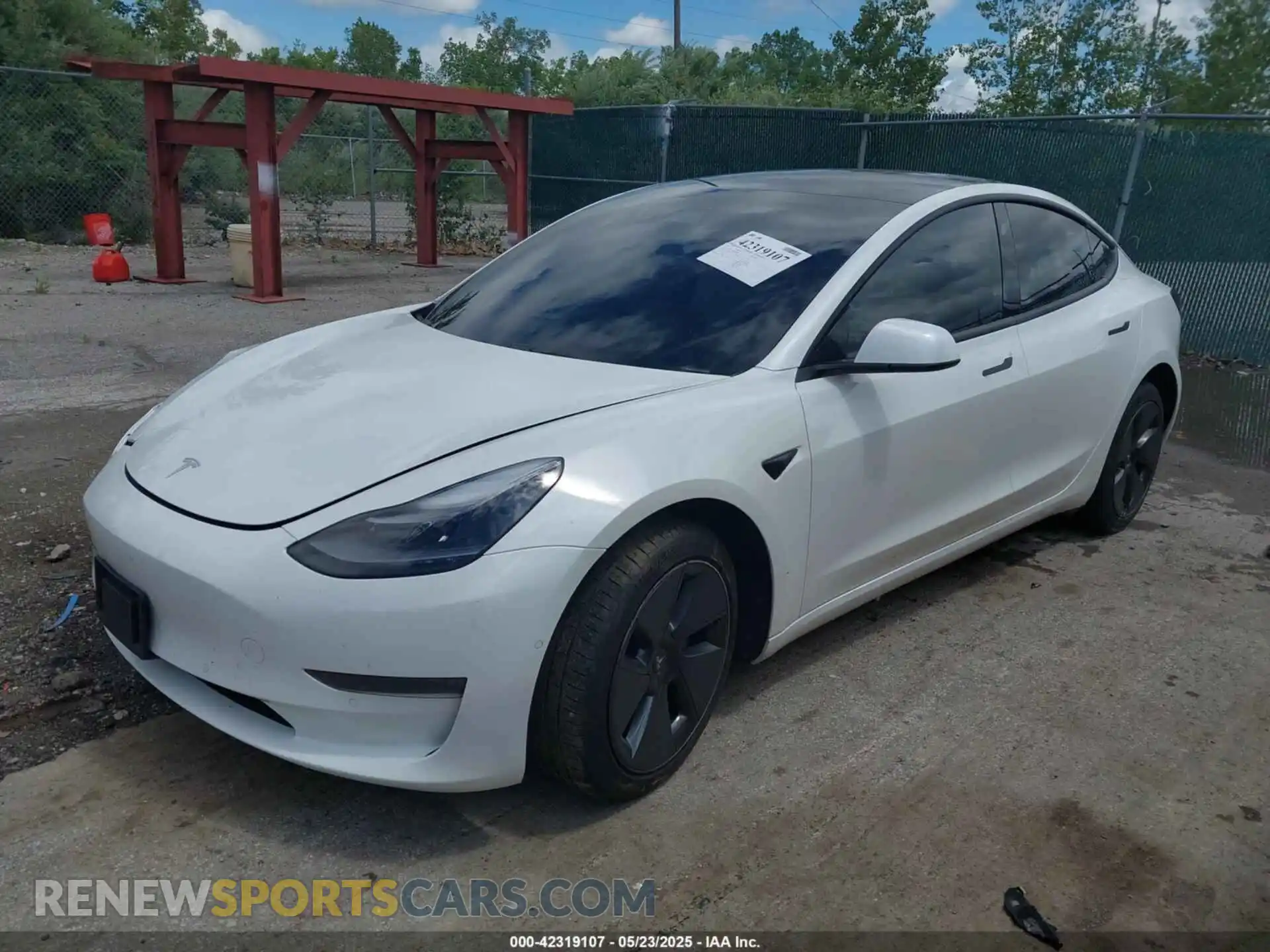 2 Photograph of a damaged car 5YJ3E1EA3MF060027 TESLA MODEL 3 2021