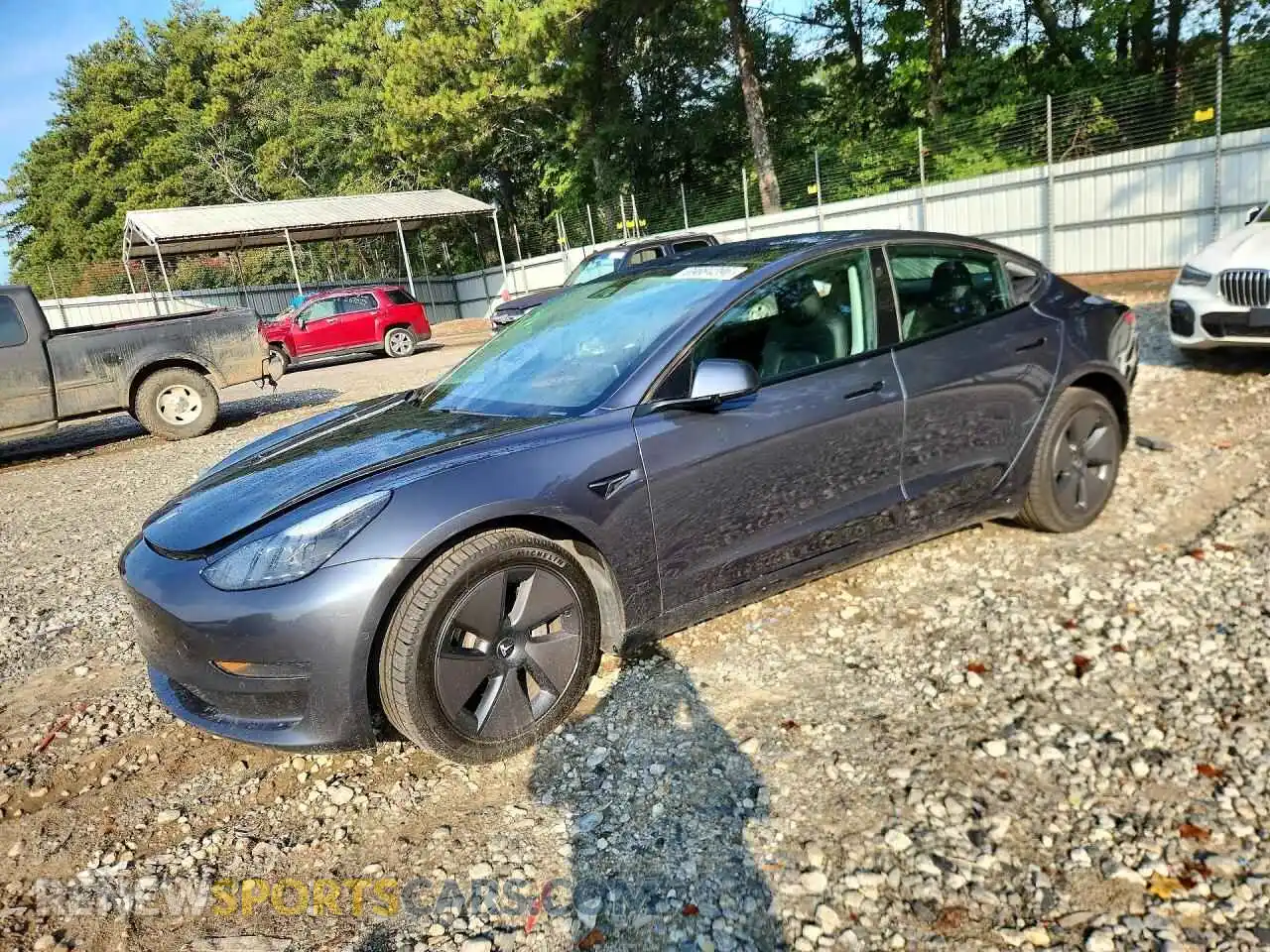 1 Фотография поврежденного автомобиля 5YJ3E1EA3MF085199 TESLA MODEL 3 2021