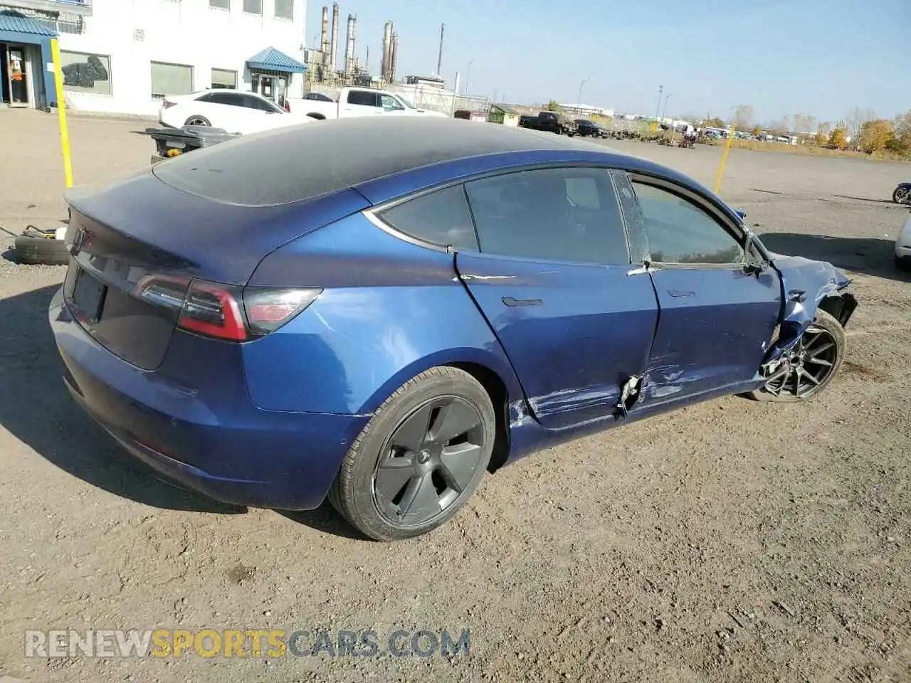 3 Photograph of a damaged car 5YJ3E1EA3MF090466 TESLA MODEL 3 2021