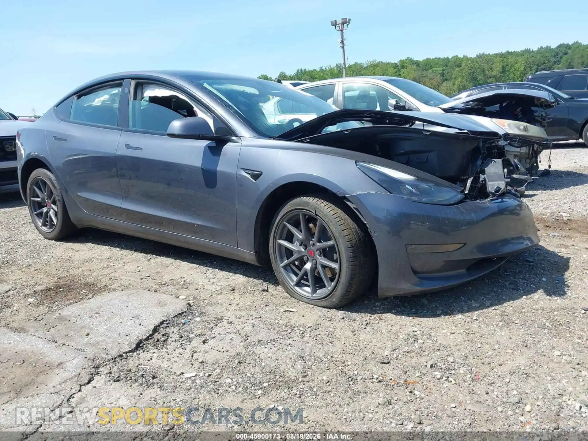 1 Photograph of a damaged car 5YJ3E1EA3MF094100 TESLA MODEL 3 2021