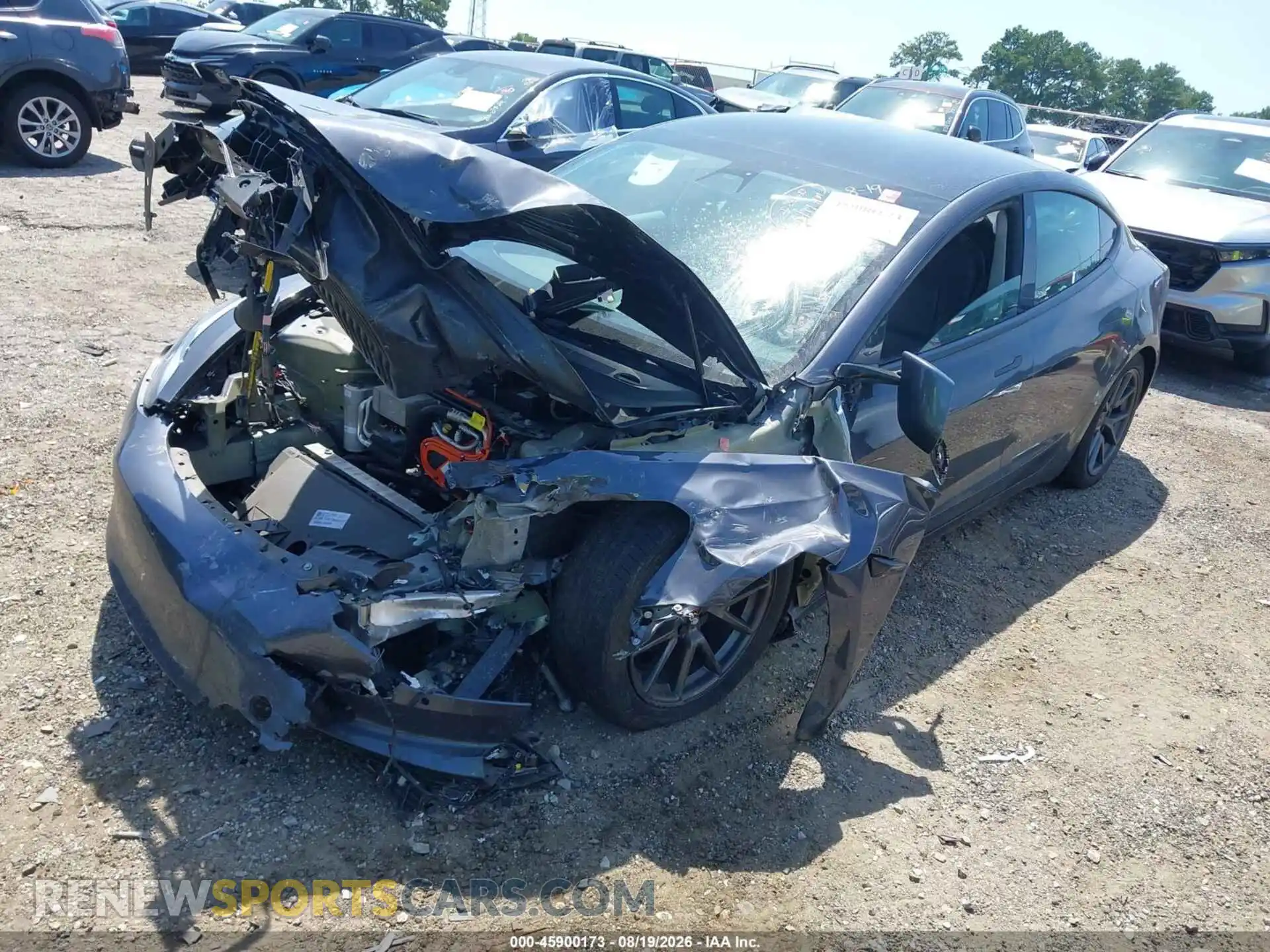 2 Photograph of a damaged car 5YJ3E1EA3MF094100 TESLA MODEL 3 2021