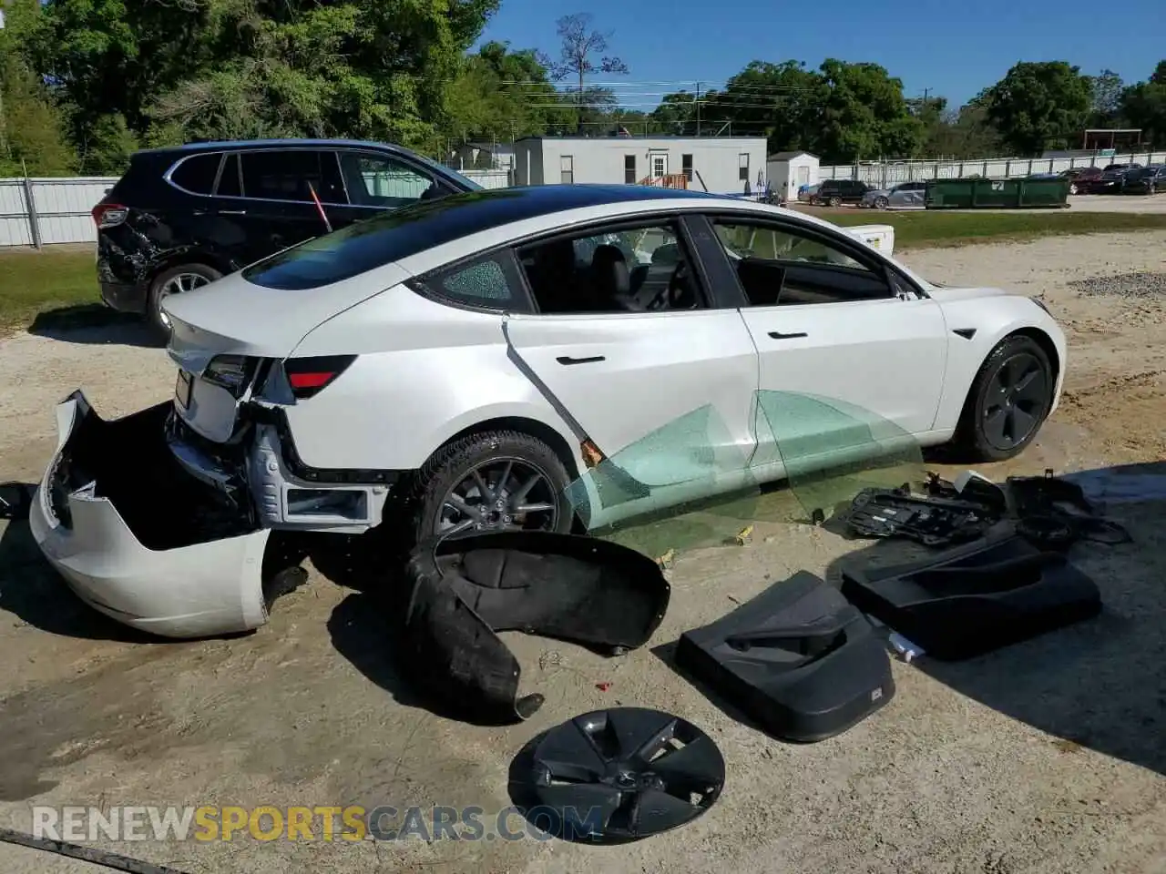 3 Photograph of a damaged car 5YJ3E1EA3MF854848 TESLA MODEL 3 2021