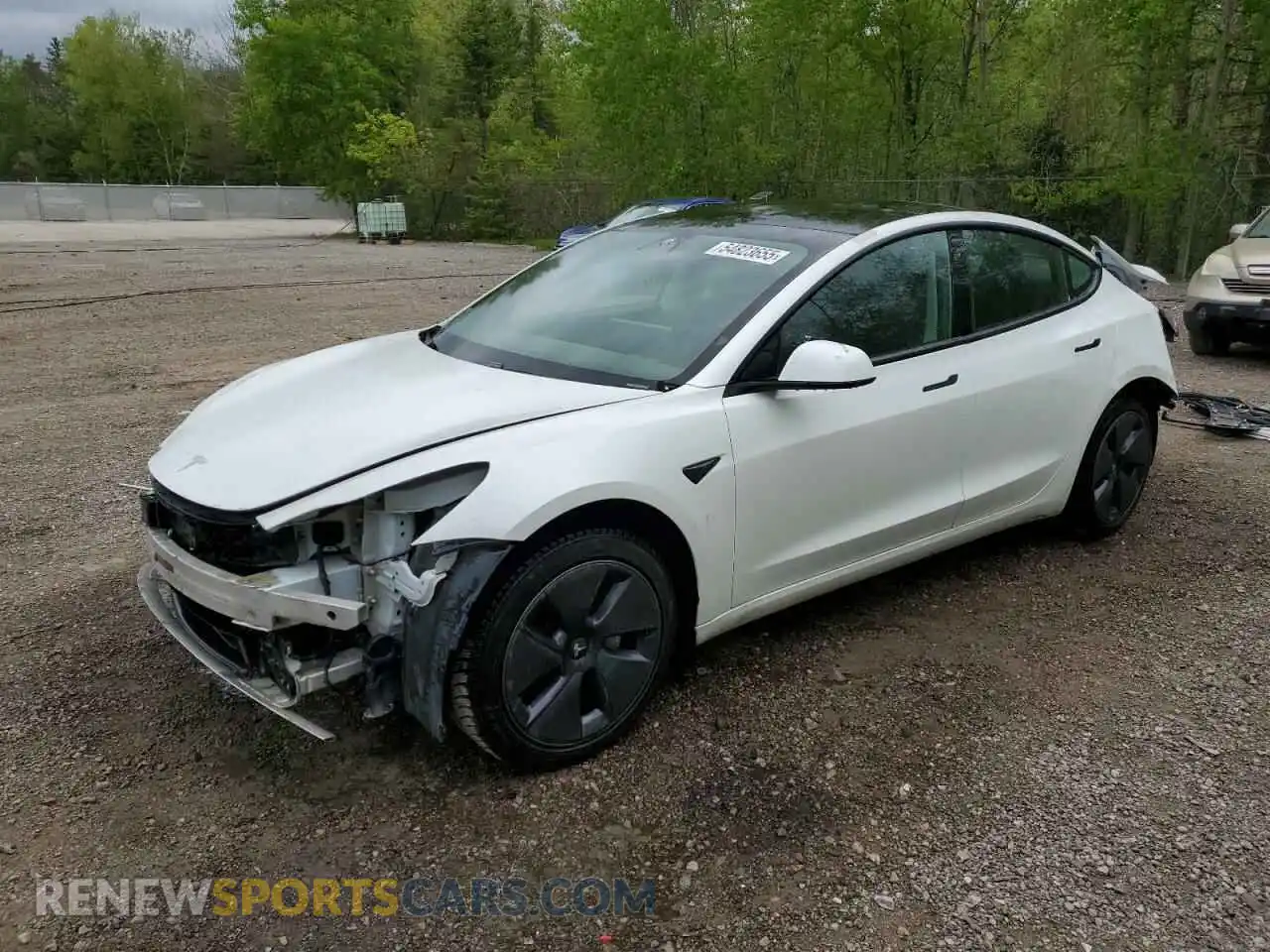 1 Photograph of a damaged car 5YJ3E1EA3MF856941 TESLA MODEL 3 2021