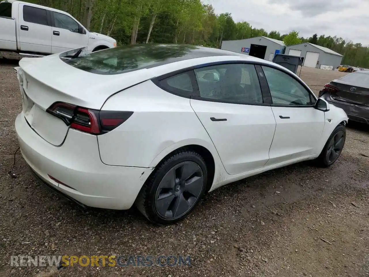 3 Photograph of a damaged car 5YJ3E1EA3MF856941 TESLA MODEL 3 2021