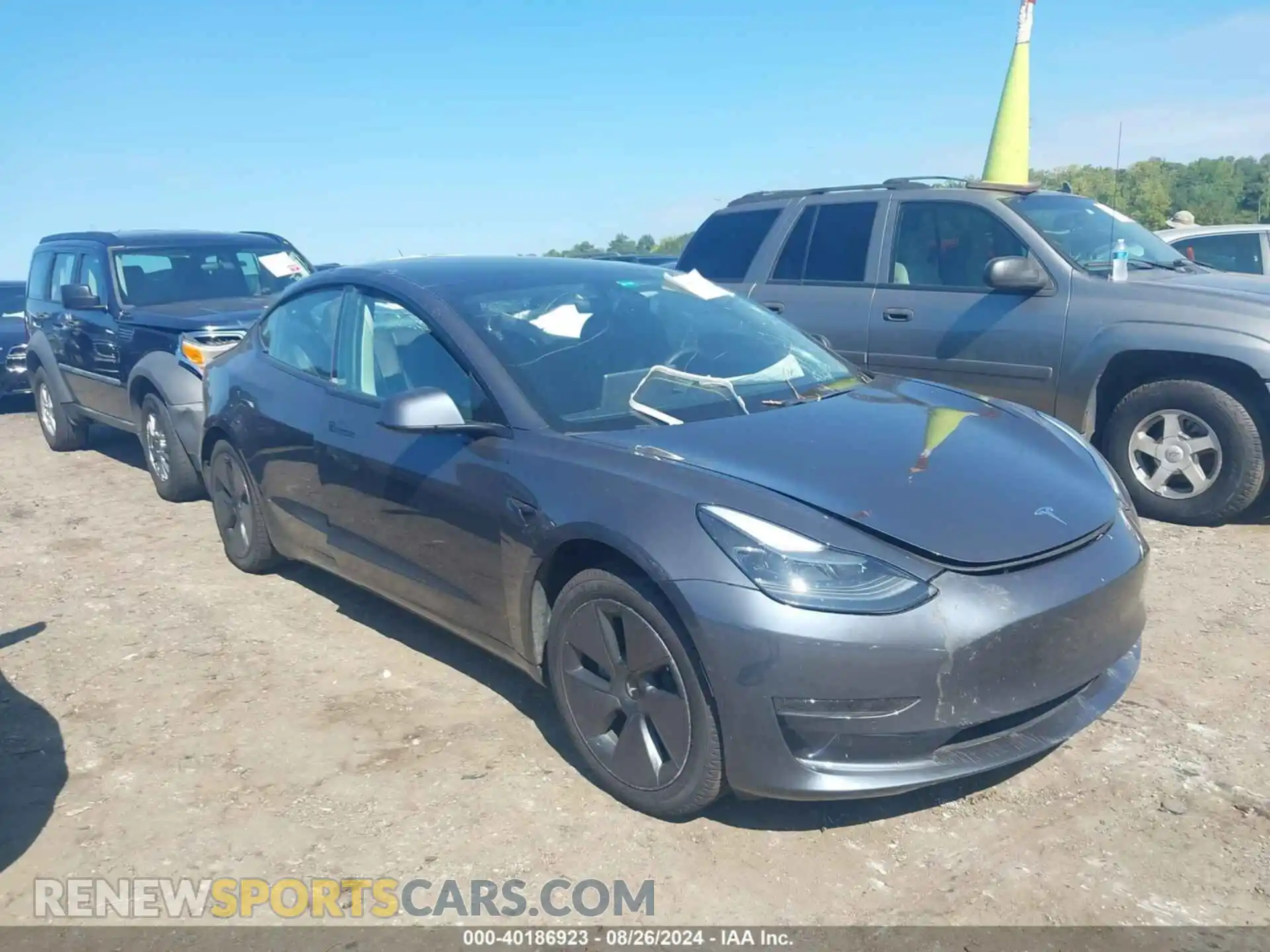 1 Фотография поврежденного автомобиля 5YJ3E1EA3MF857605 TESLA MODEL 3 2021