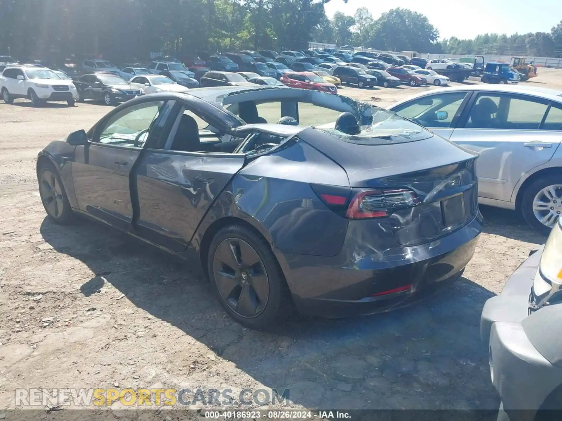 3 Фотография поврежденного автомобиля 5YJ3E1EA3MF857605 TESLA MODEL 3 2021