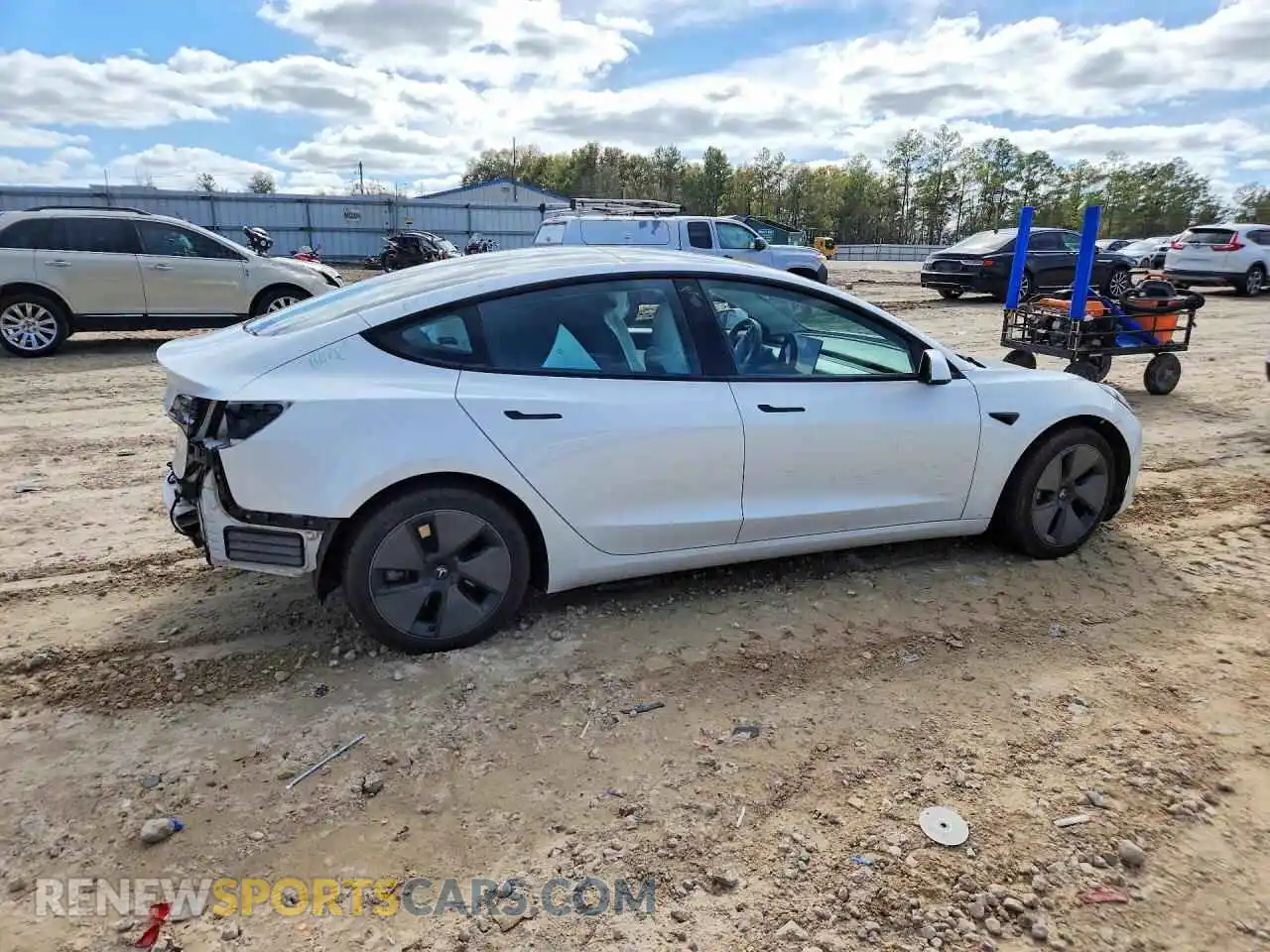 3 Photograph of a damaged car 5YJ3E1EA3MF871066 TESLA MODEL 3 2021