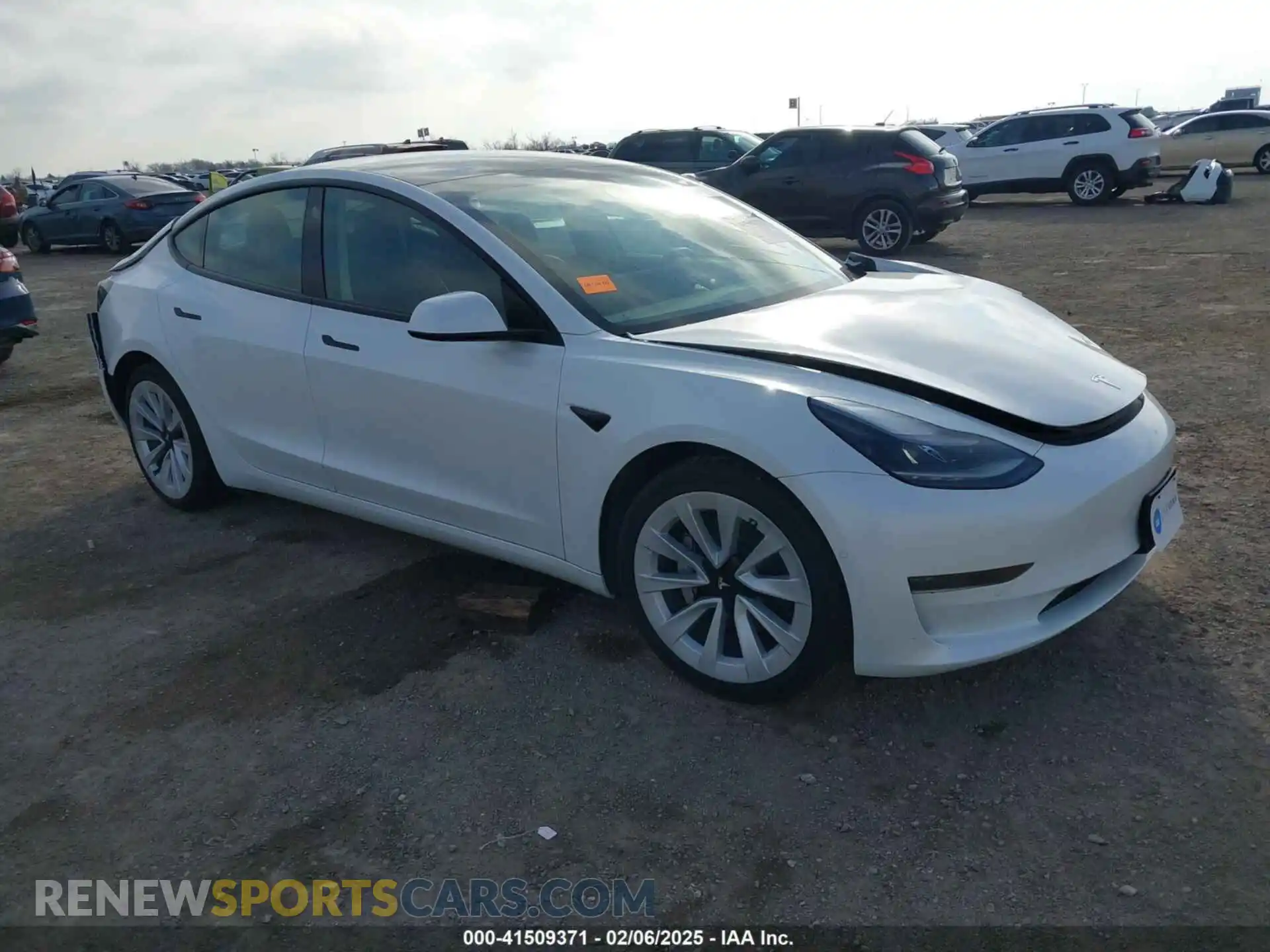 1 Photograph of a damaged car 5YJ3E1EA3MF920833 TESLA MODEL 3 2021