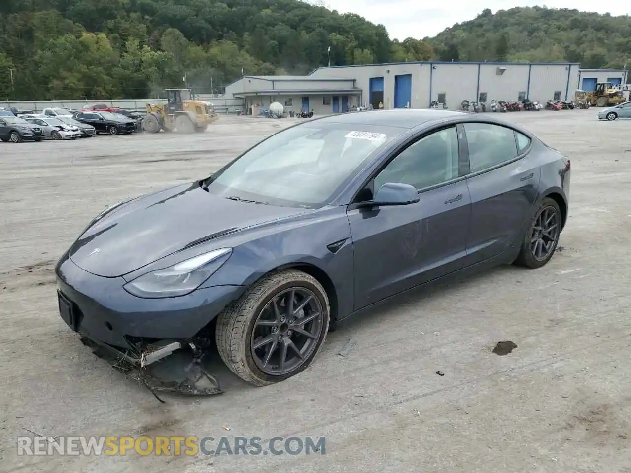 1 Photograph of a damaged car 5YJ3E1EA3MF986122 TESLA MODEL 3 2021