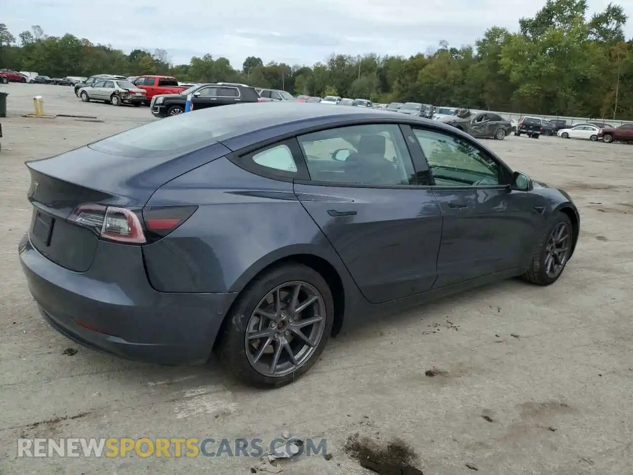 3 Photograph of a damaged car 5YJ3E1EA3MF986122 TESLA MODEL 3 2021