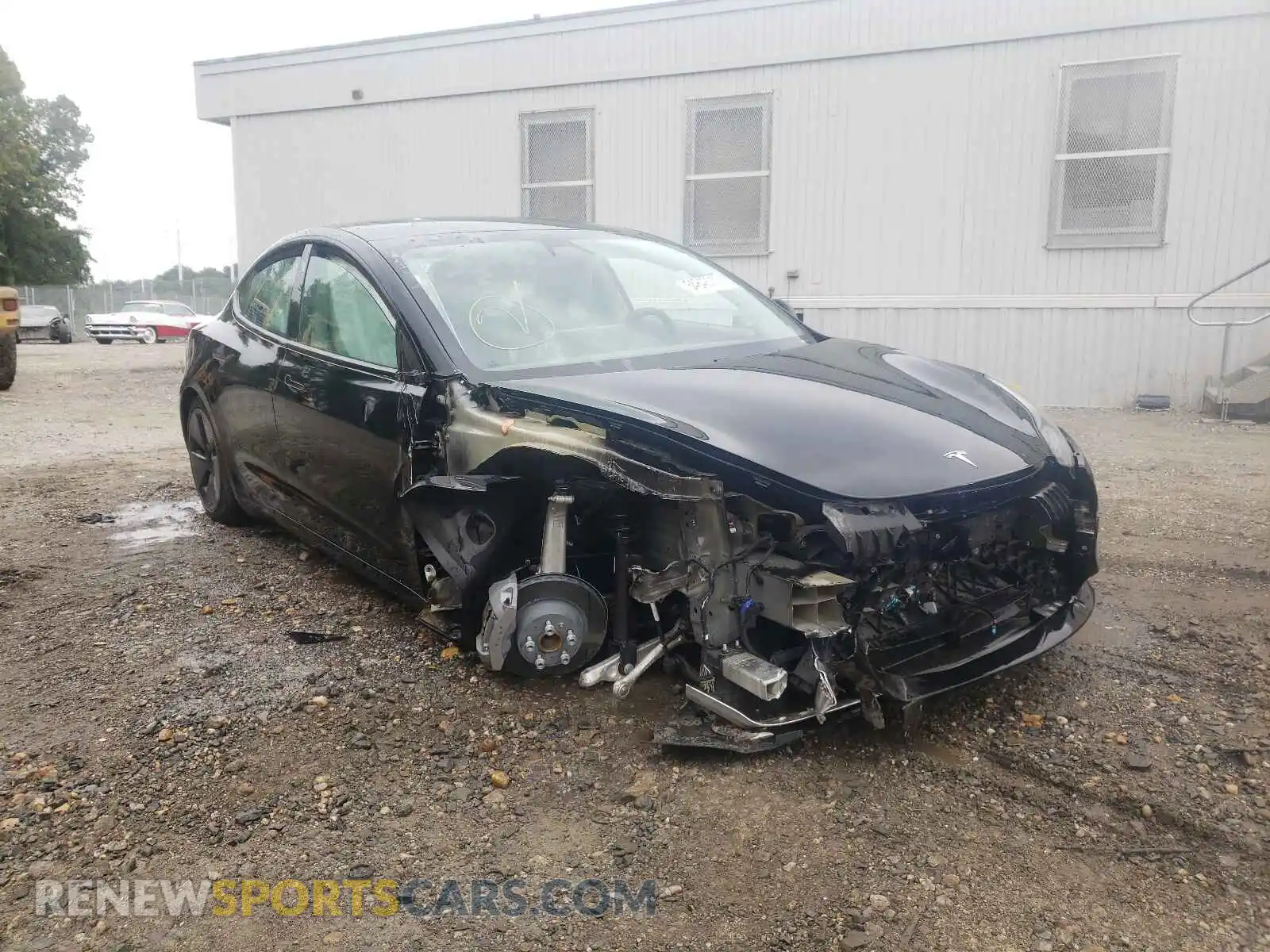 1 Photograph of a damaged car 5YJ3E1EA3MF991112 TESLA MODEL 3 2021