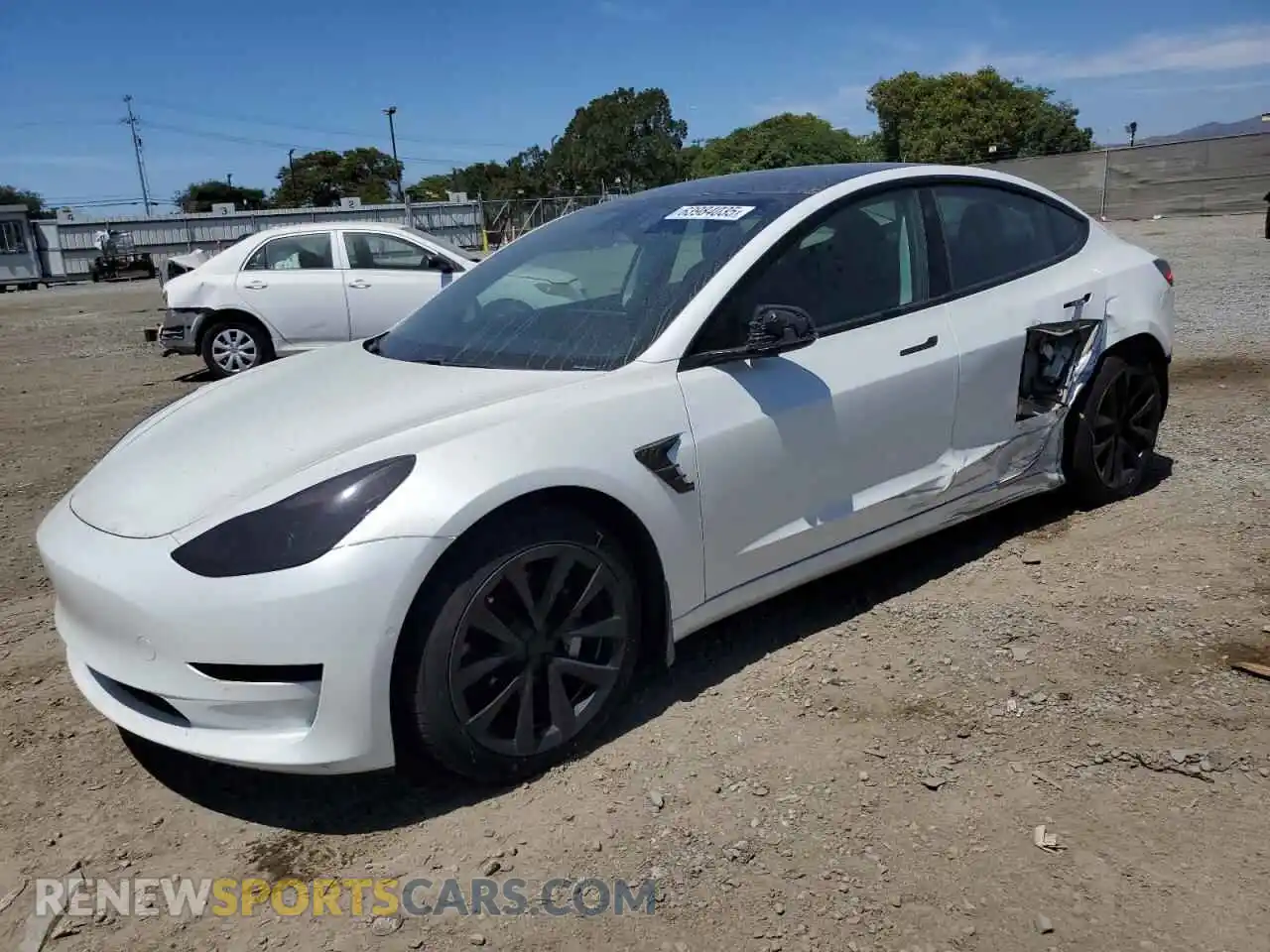 1 Фотография поврежденного автомобиля 5YJ3E1EA3MF997055 TESLA MODEL 3 2021