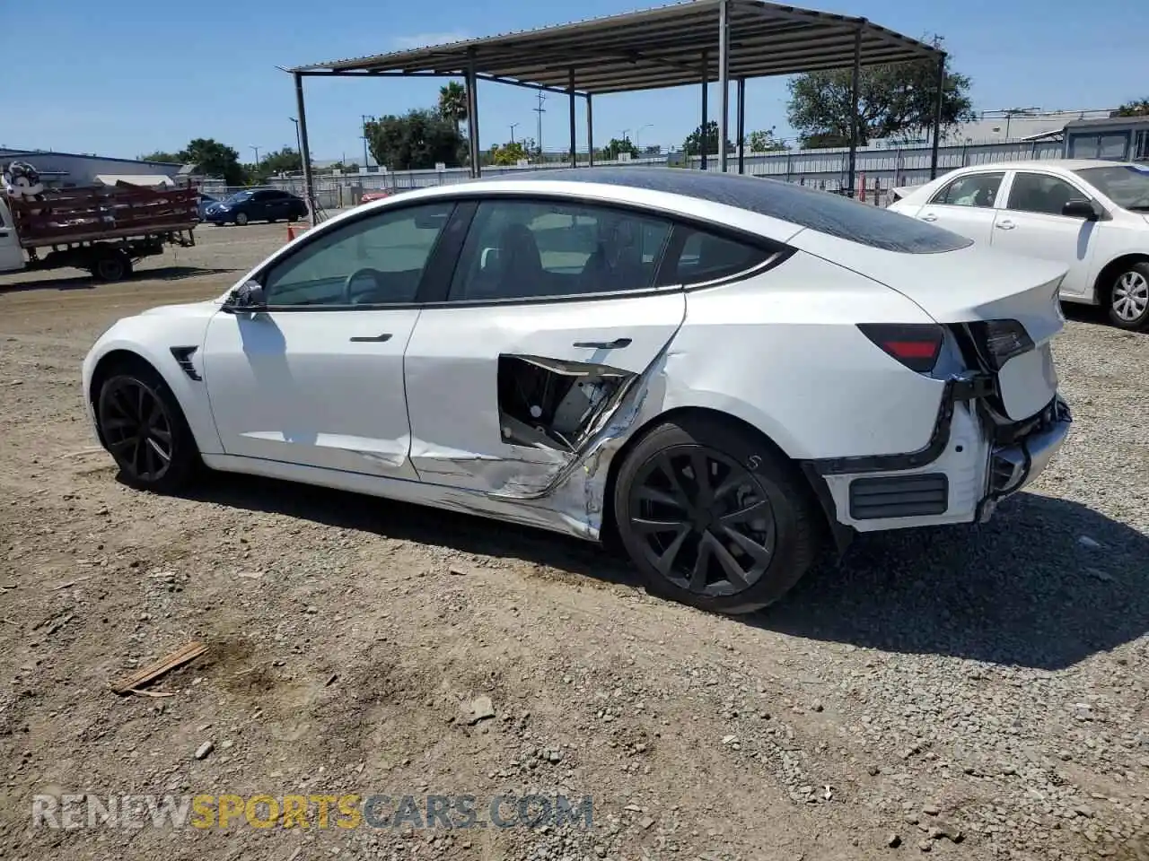 2 Фотография поврежденного автомобиля 5YJ3E1EA3MF997055 TESLA MODEL 3 2021