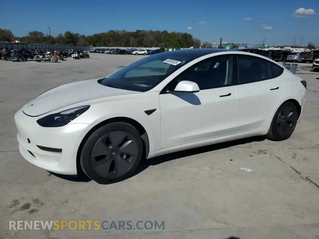 1 Photograph of a damaged car 5YJ3E1EA4MF014660 TESLA MODEL 3 2021
