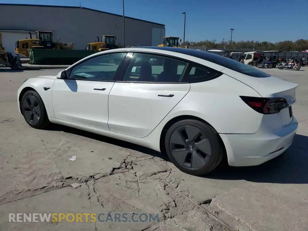 2 Photograph of a damaged car 5YJ3E1EA4MF014660 TESLA MODEL 3 2021