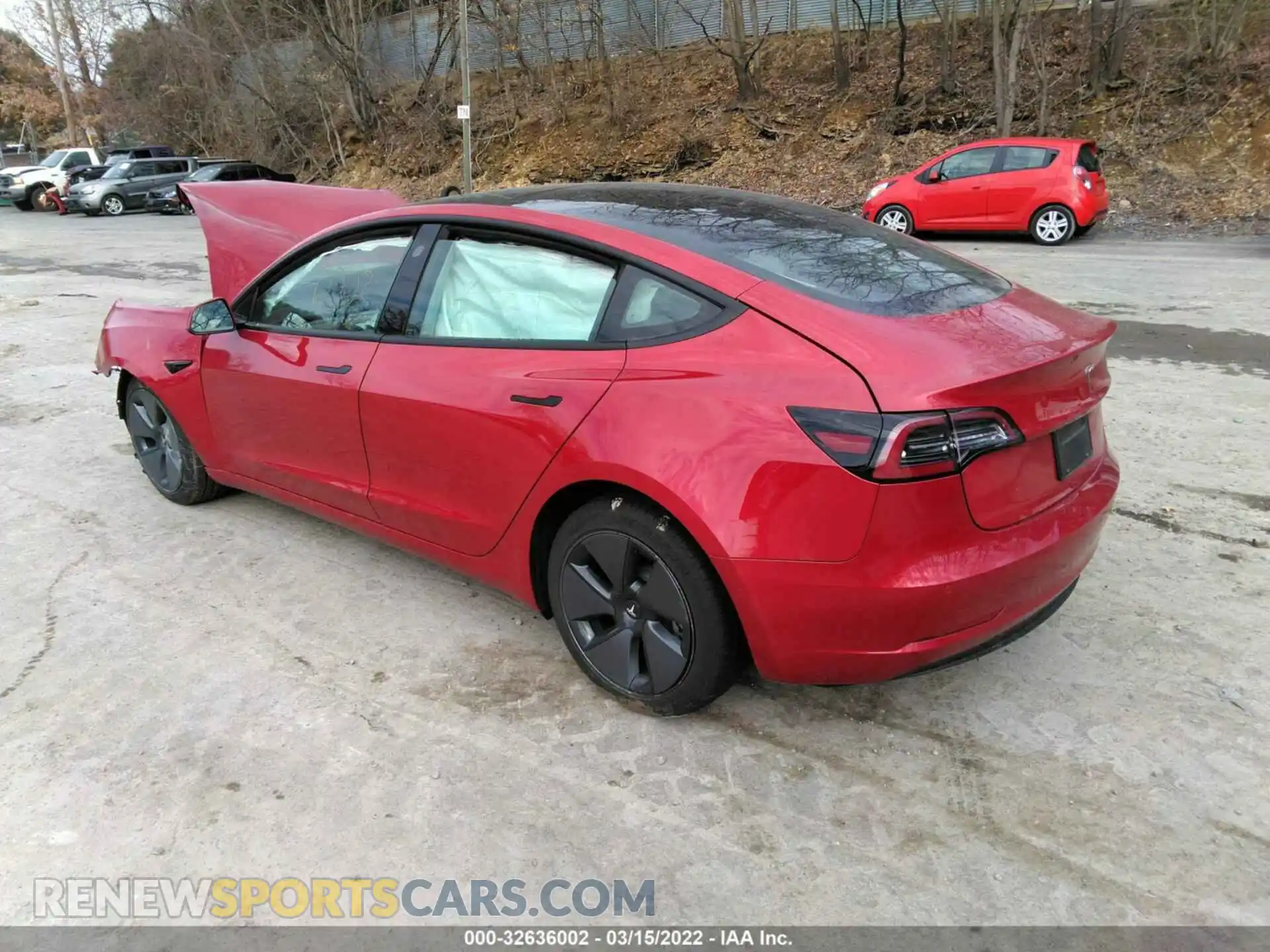 3 Photograph of a damaged car 5YJ3E1EA4MF029241 TESLA MODEL 3 2021
