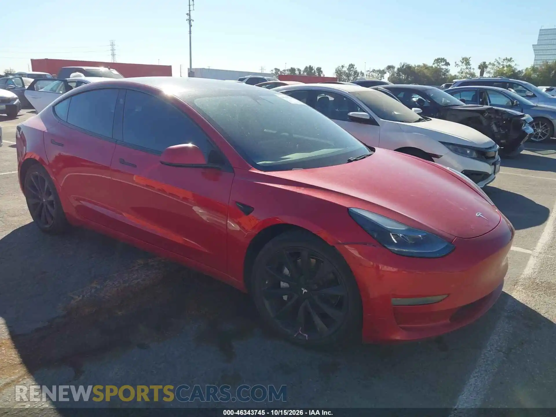 1 fotografías del automóvil dañado 5YJ3E1EA4MF030521 TESLA MODEL 3 2021