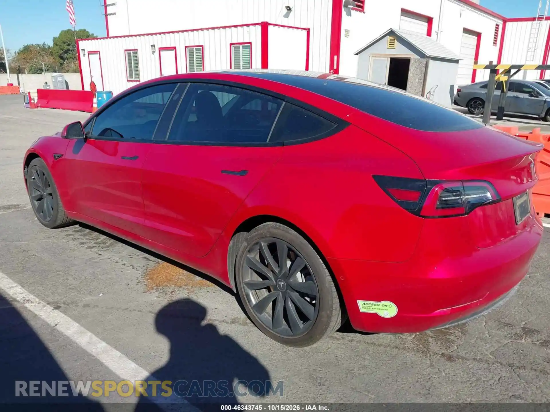 3 fotografías del automóvil dañado 5YJ3E1EA4MF030521 TESLA MODEL 3 2021