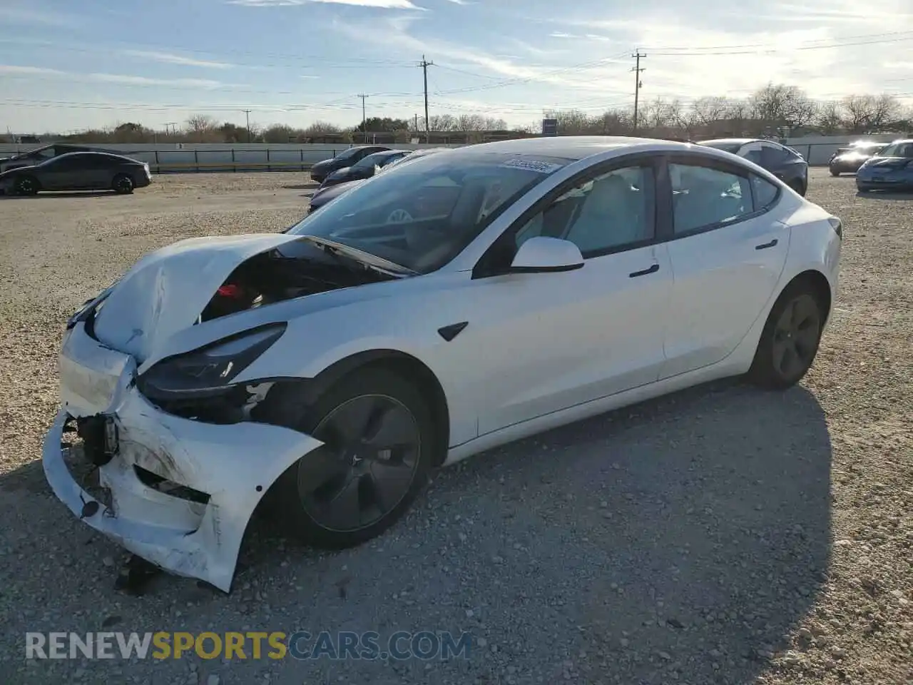 1 Фотография поврежденного автомобиля 5YJ3E1EA4MF066659 TESLA MODEL 3 2021
