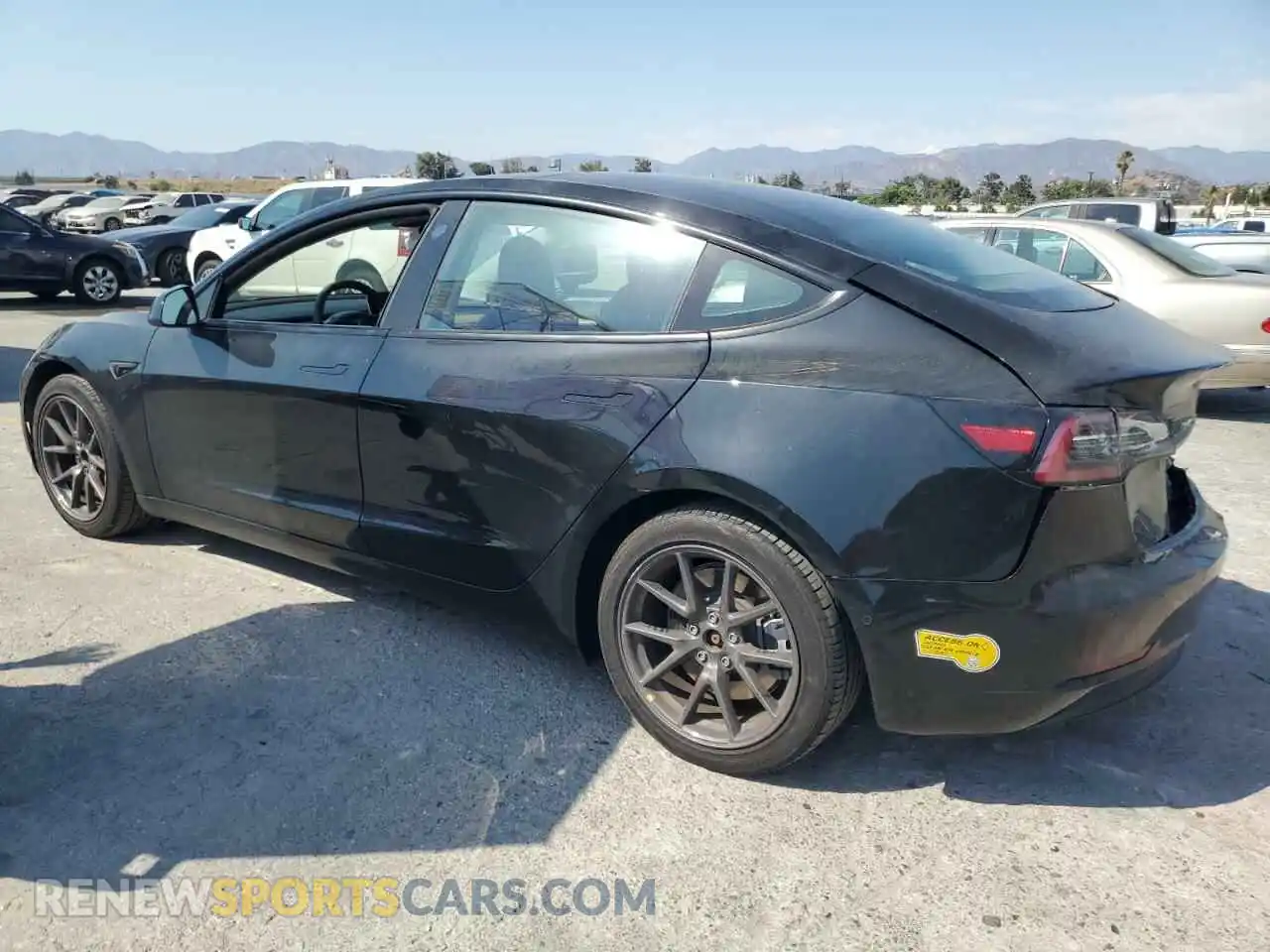 2 Photograph of a damaged car 5YJ3E1EA4MF067083 TESLA MODEL 3 2021