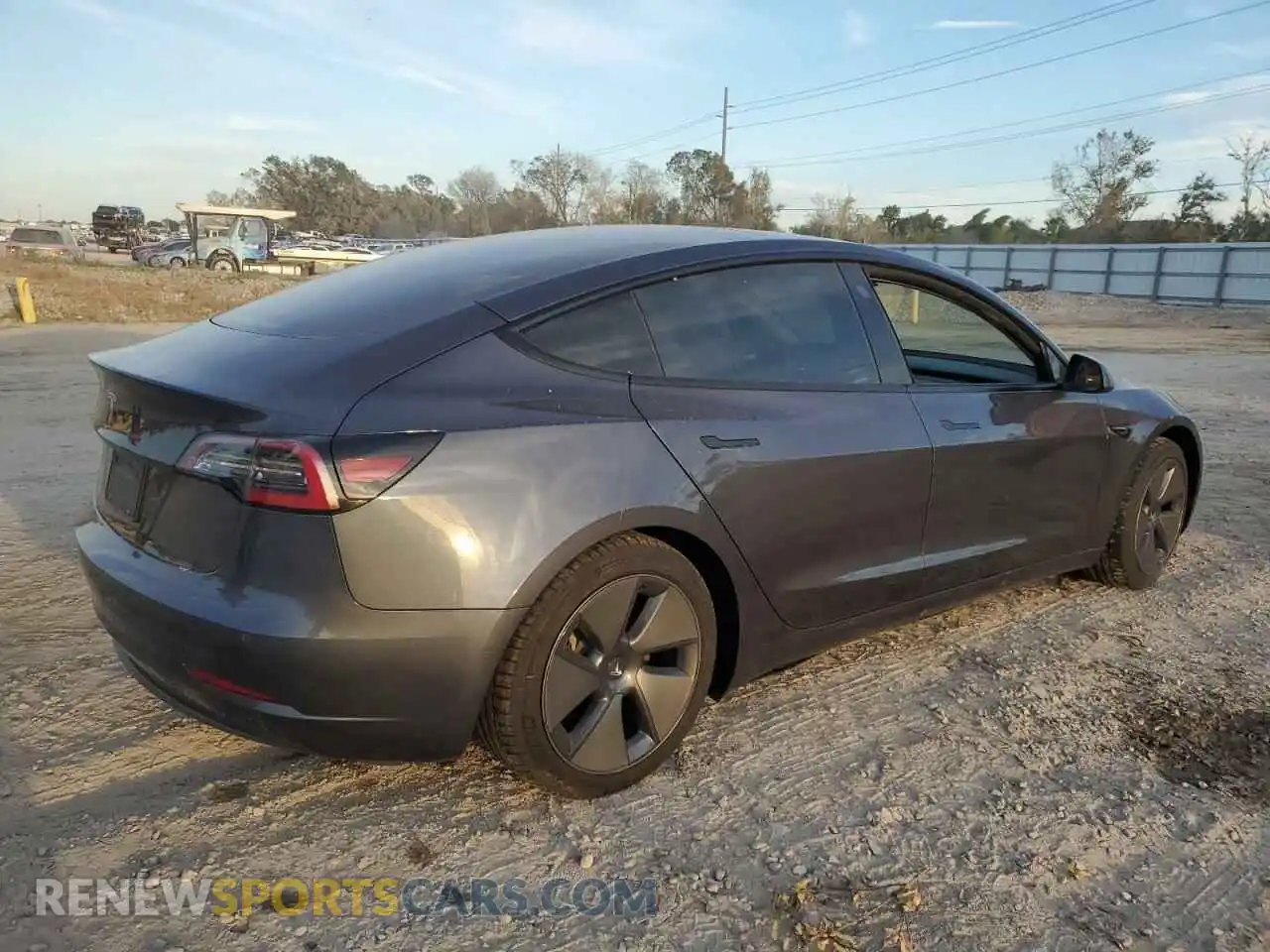 3 Photograph of a damaged car 5YJ3E1EA4MF083428 TESLA MODEL 3 2021