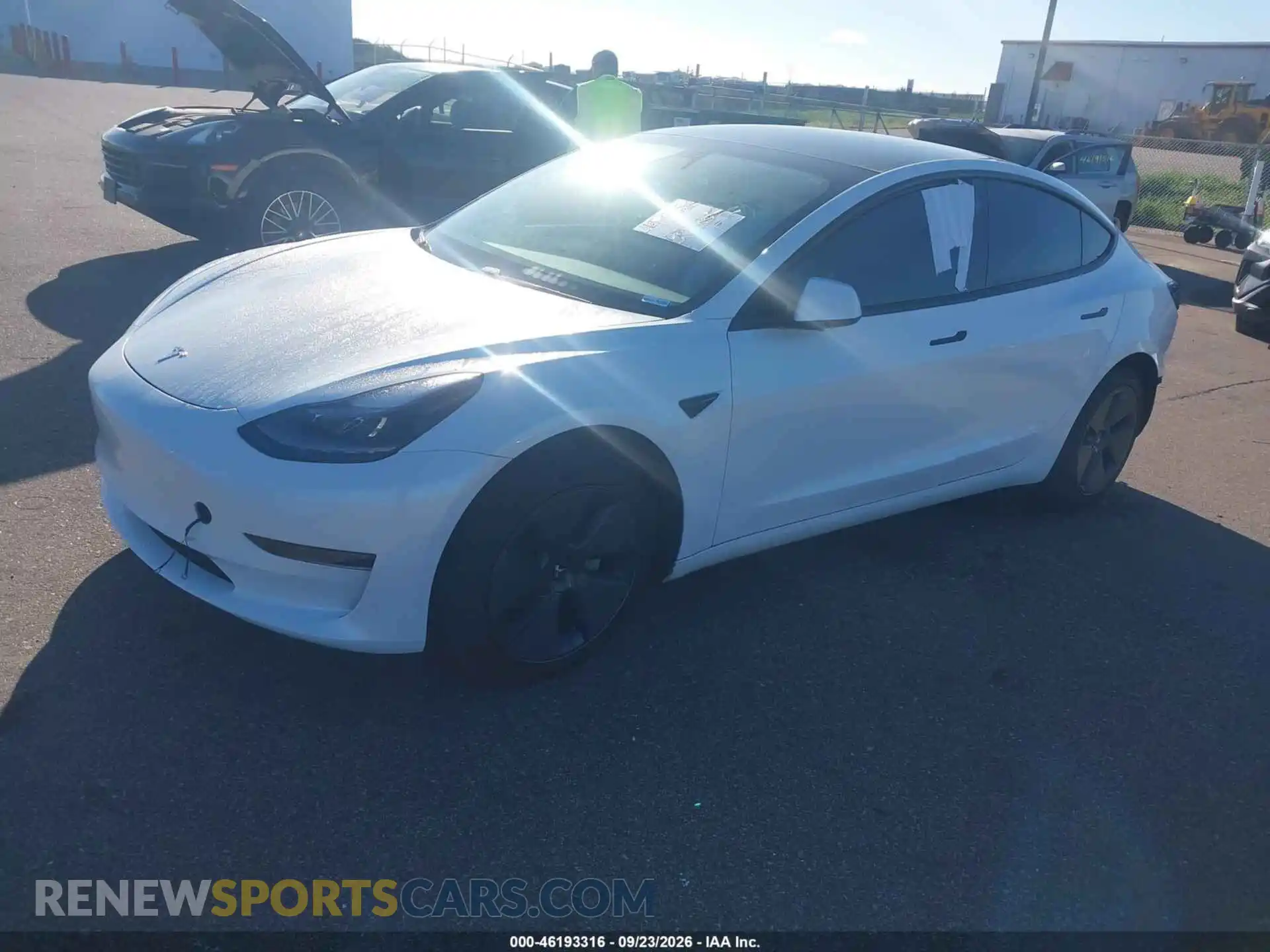 2 Photograph of a damaged car 5YJ3E1EA4MF084093 TESLA MODEL 3 2021