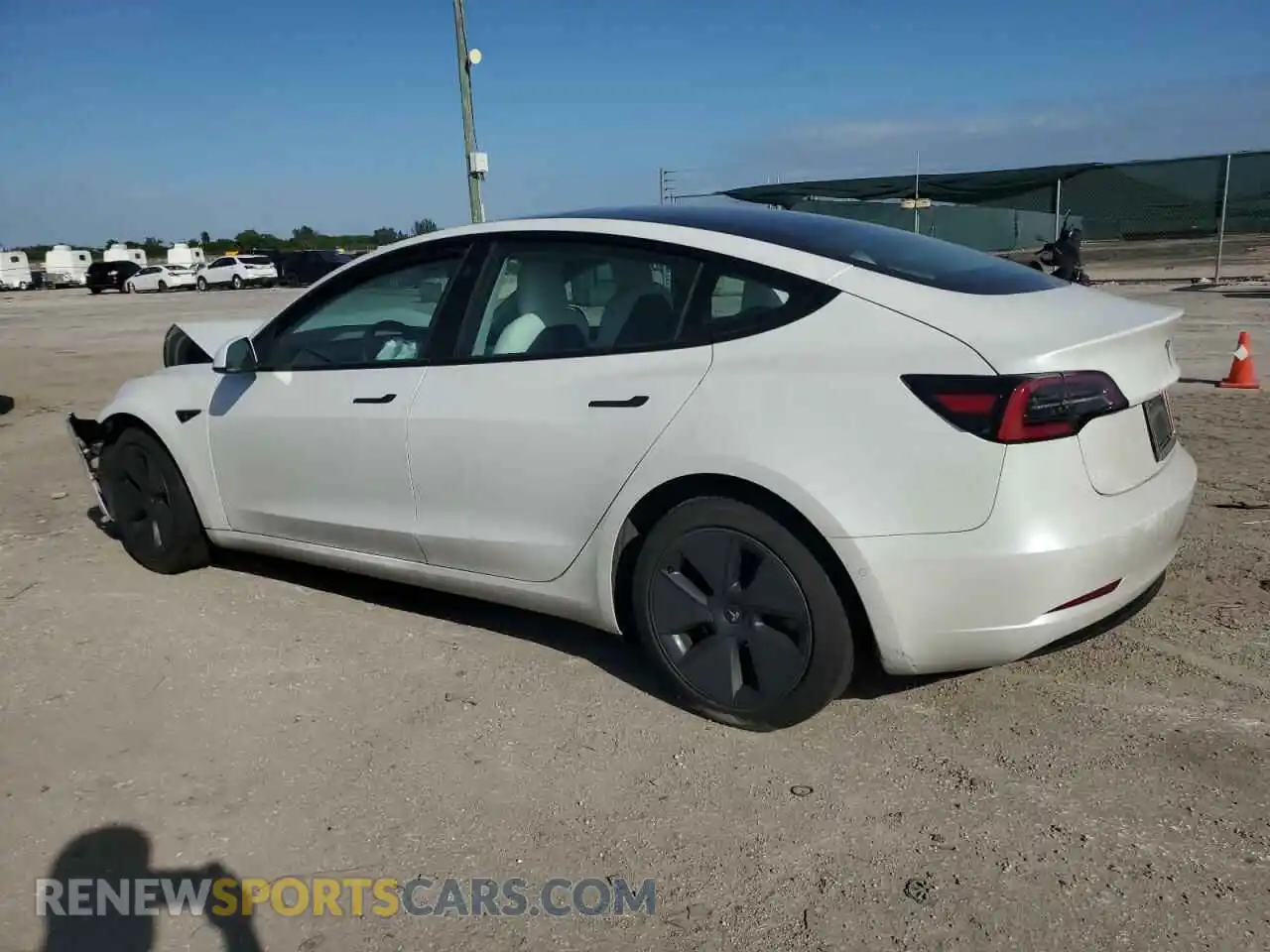 2 Photograph of a damaged car 5YJ3E1EA4MF089259 TESLA MODEL 3 2021