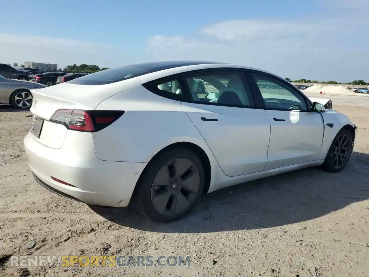 3 Photograph of a damaged car 5YJ3E1EA4MF089259 TESLA MODEL 3 2021