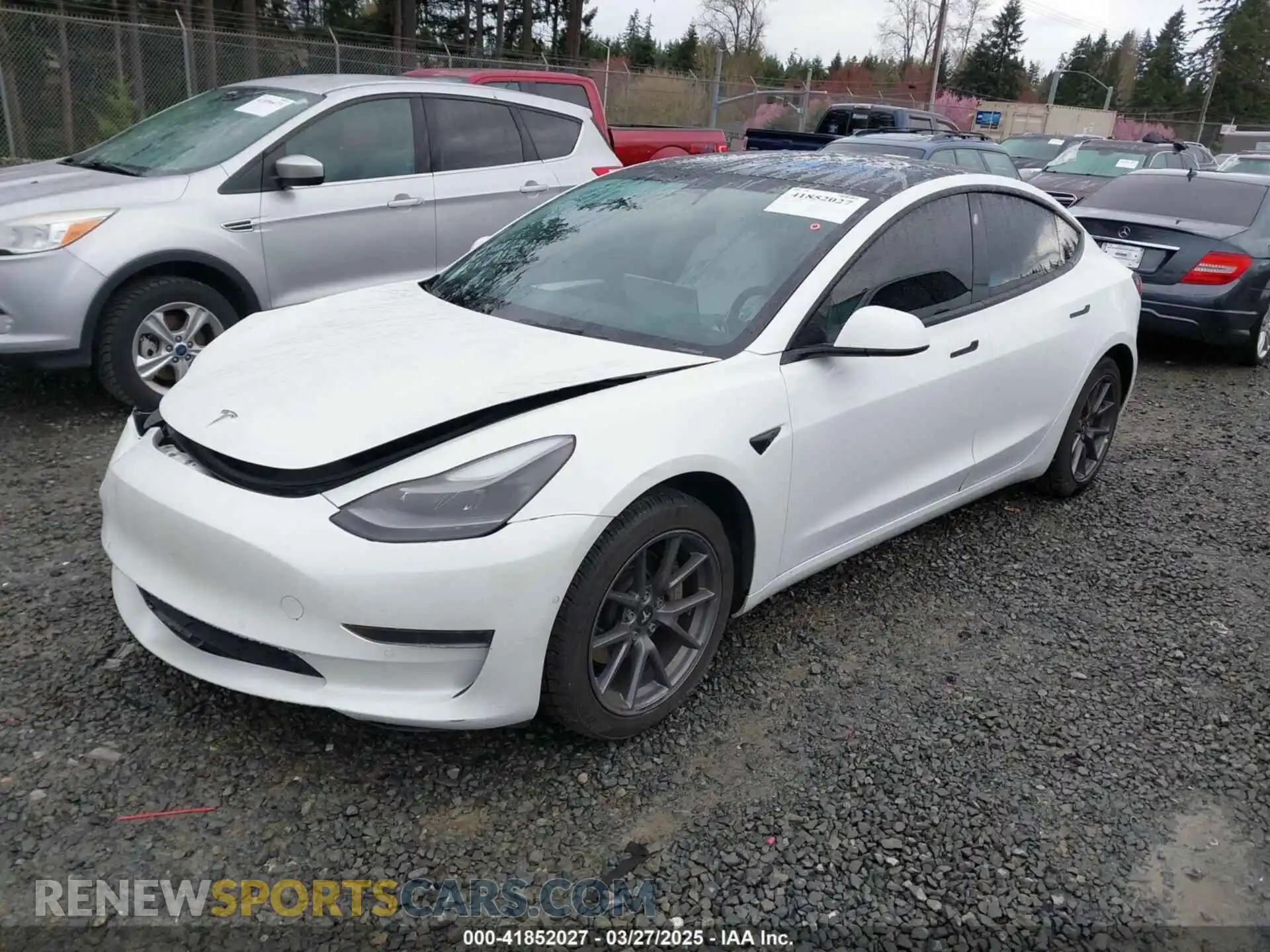 2 Фотография поврежденного автомобиля 5YJ3E1EA4MF096048 TESLA MODEL 3 2021
