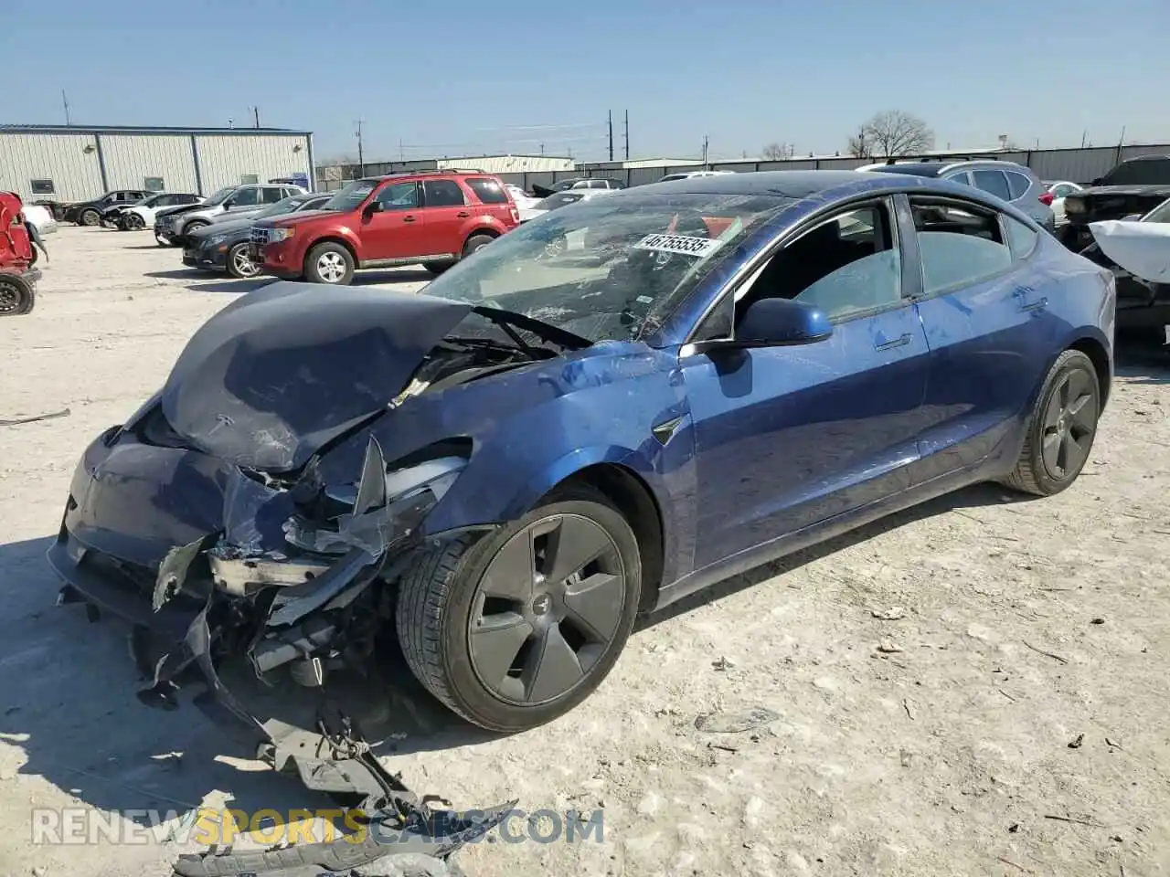 1 Фотография поврежденного автомобиля 5YJ3E1EA4MF099662 TESLA MODEL 3 2021