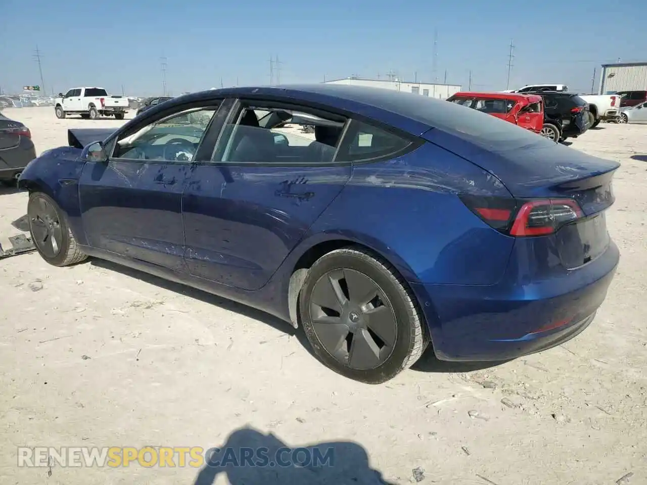 2 Фотография поврежденного автомобиля 5YJ3E1EA4MF099662 TESLA MODEL 3 2021