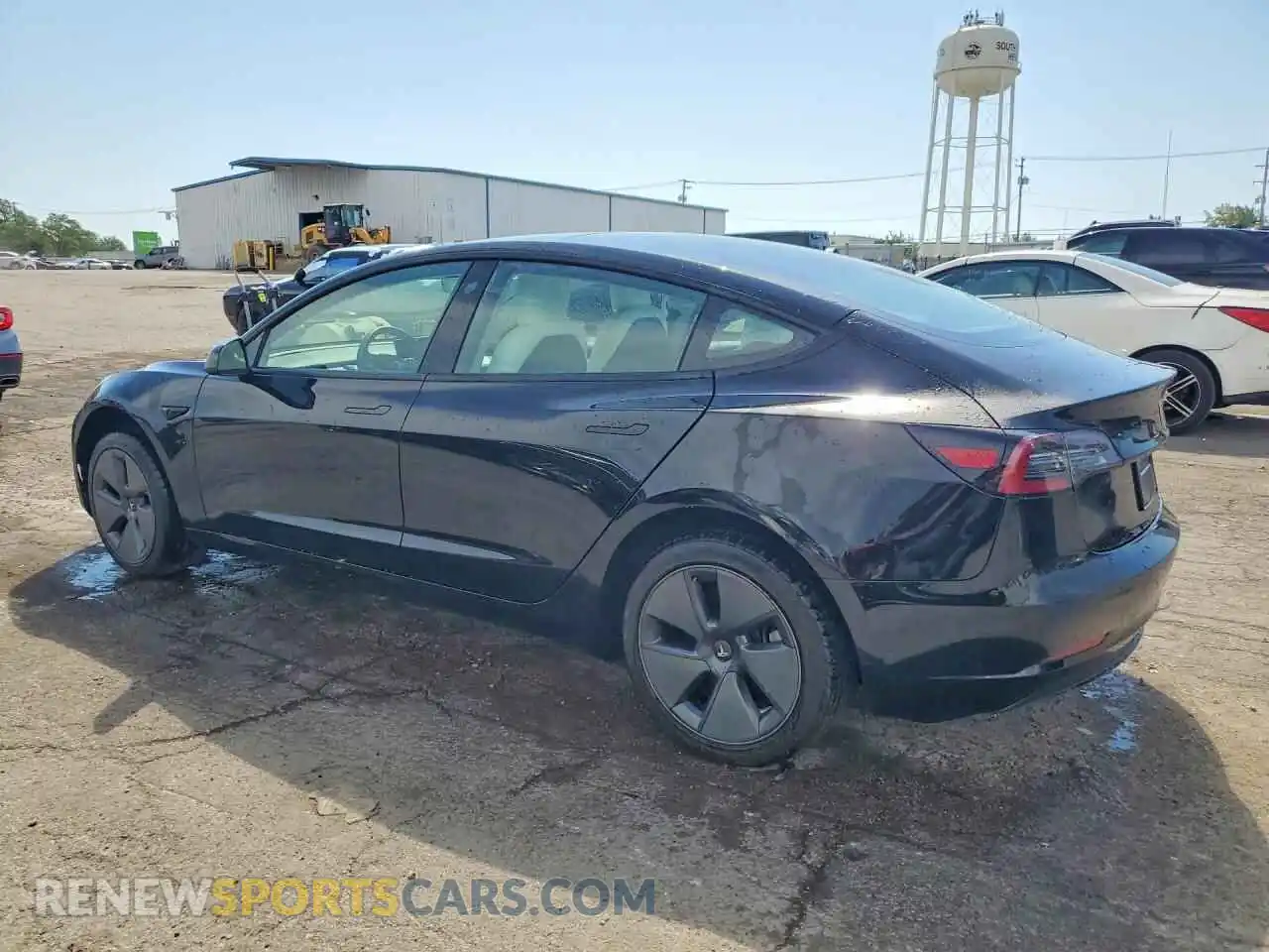 2 Photograph of a damaged car 5YJ3E1EA4MF100101 TESLA MODEL 3 2021