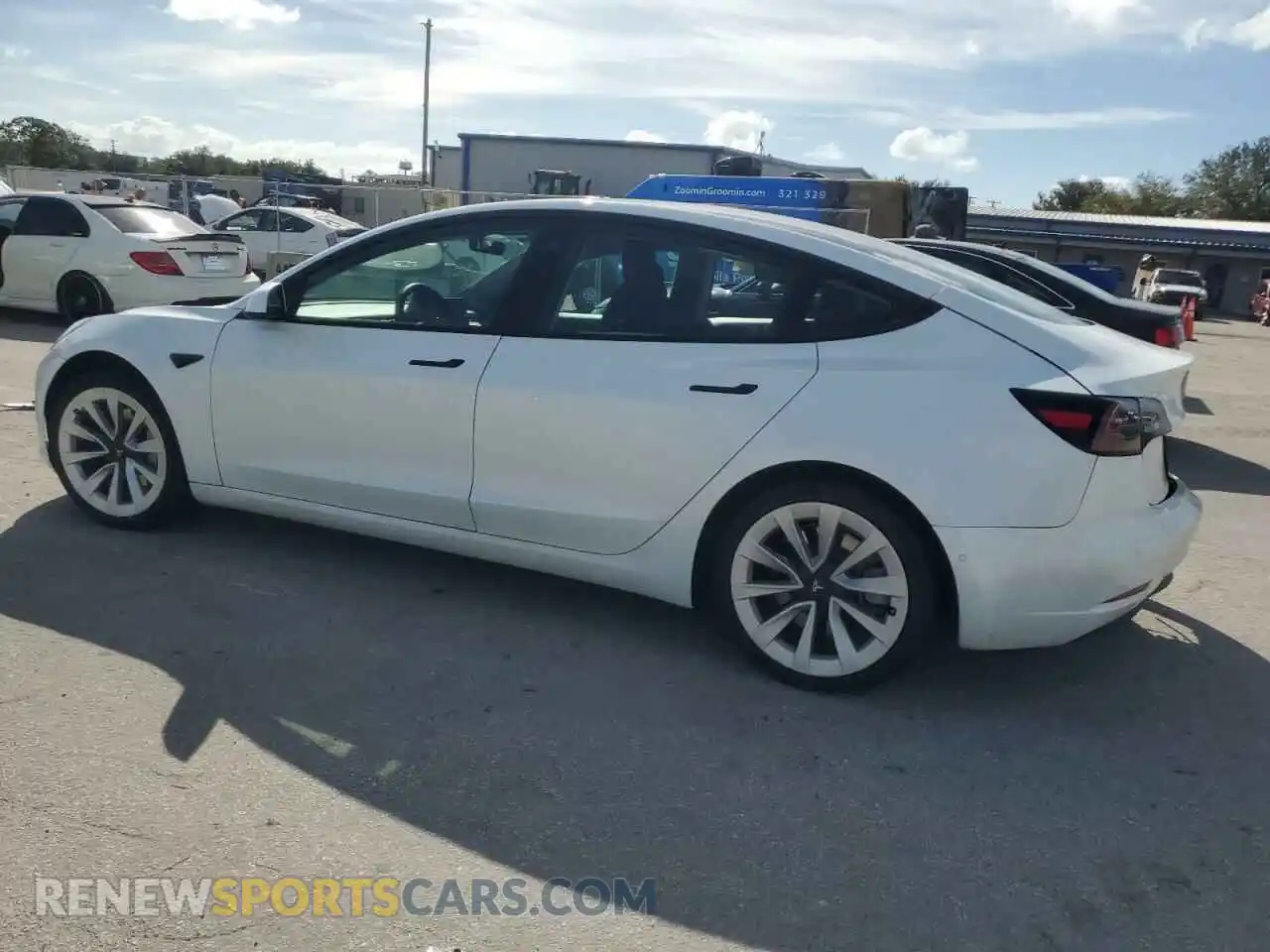 2 Photograph of a damaged car 5YJ3E1EA4MF838500 TESLA MODEL 3 2021