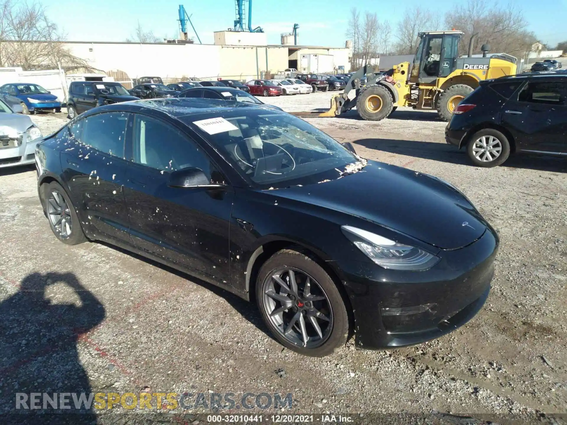 1 Photograph of a damaged car 5YJ3E1EA4MF859332 TESLA MODEL 3 2021